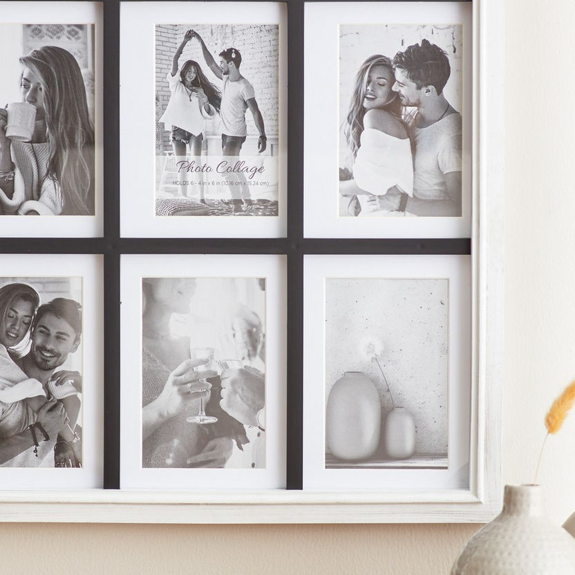 Zedd Collage Frame with Mirror - 44.5x2.5x65 cm-Photo Frames-image-3