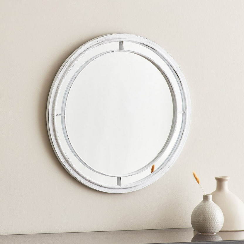 Zedd Round Wall Mirror - 51 cm-Mirrors-image-1