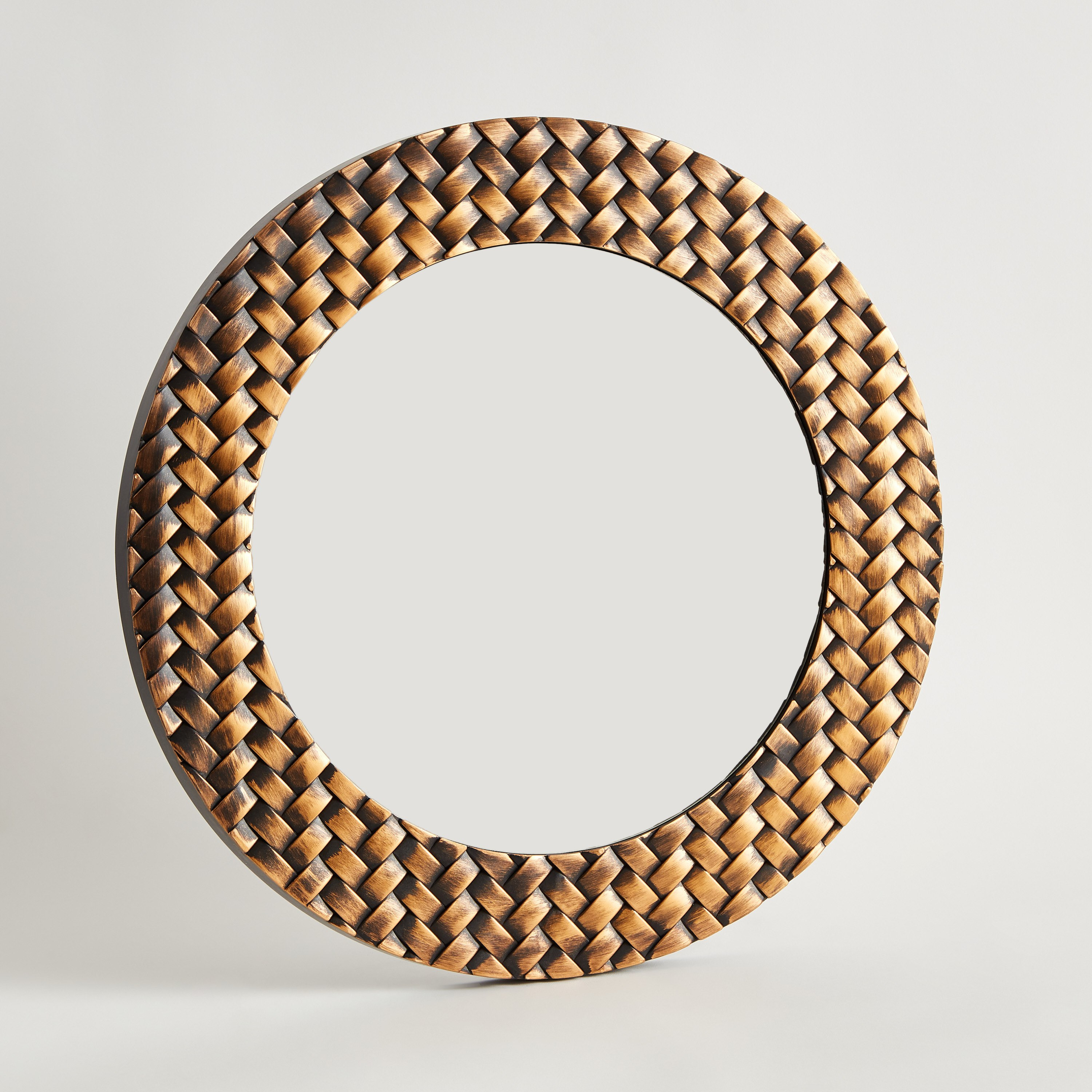 Zedd Pattern Border Wall Mirror - 50 cm-hbxhomeware-hbxdecorandfurnishings-image-6