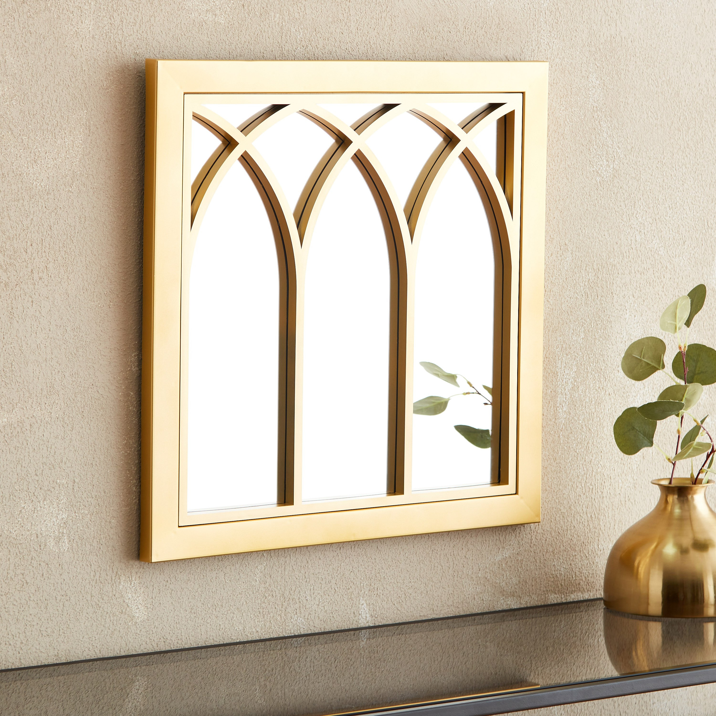 Zedd Window Panel Wall Mirror - 51x2x51 cm-PROMO_HB_AE_B1G1_250925-image-2