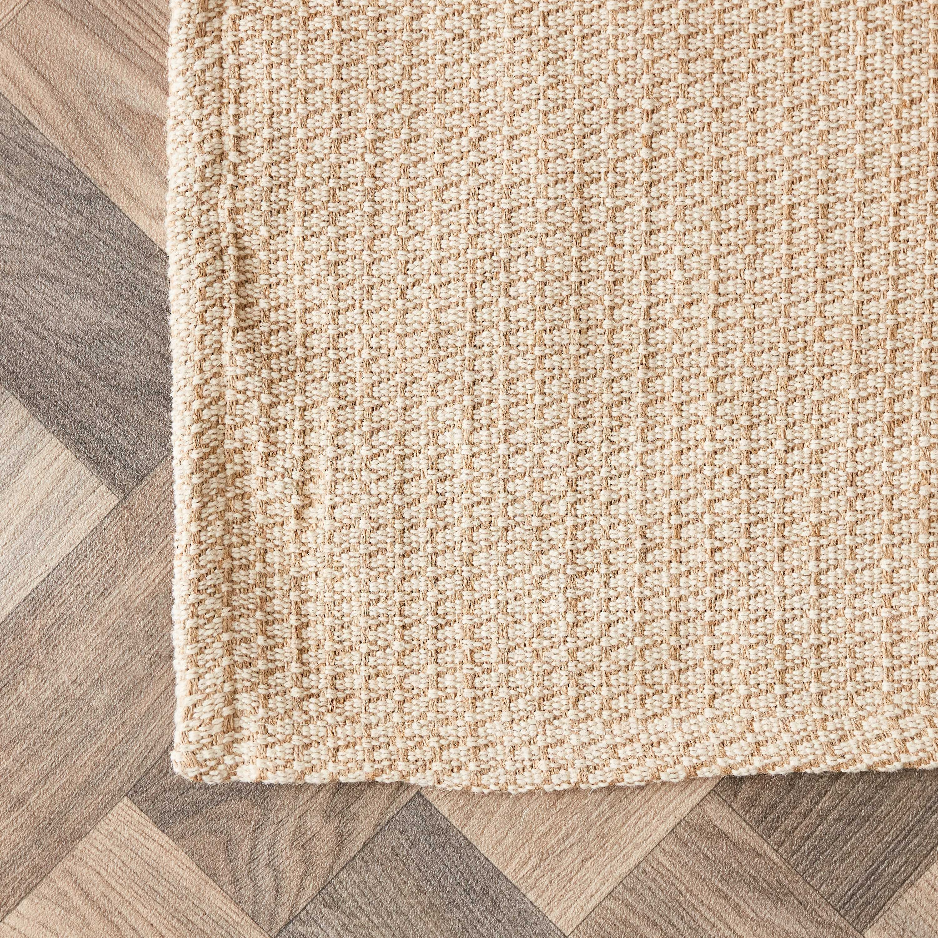 سجادة دوري من القطن والجوت الطبيعي من تيكستورا - 60x90 سم-hbxhomeware-hbxlivingroom-image-2