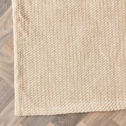 Textura Natural Jute Cotton Dhurrie - 110x160 cms