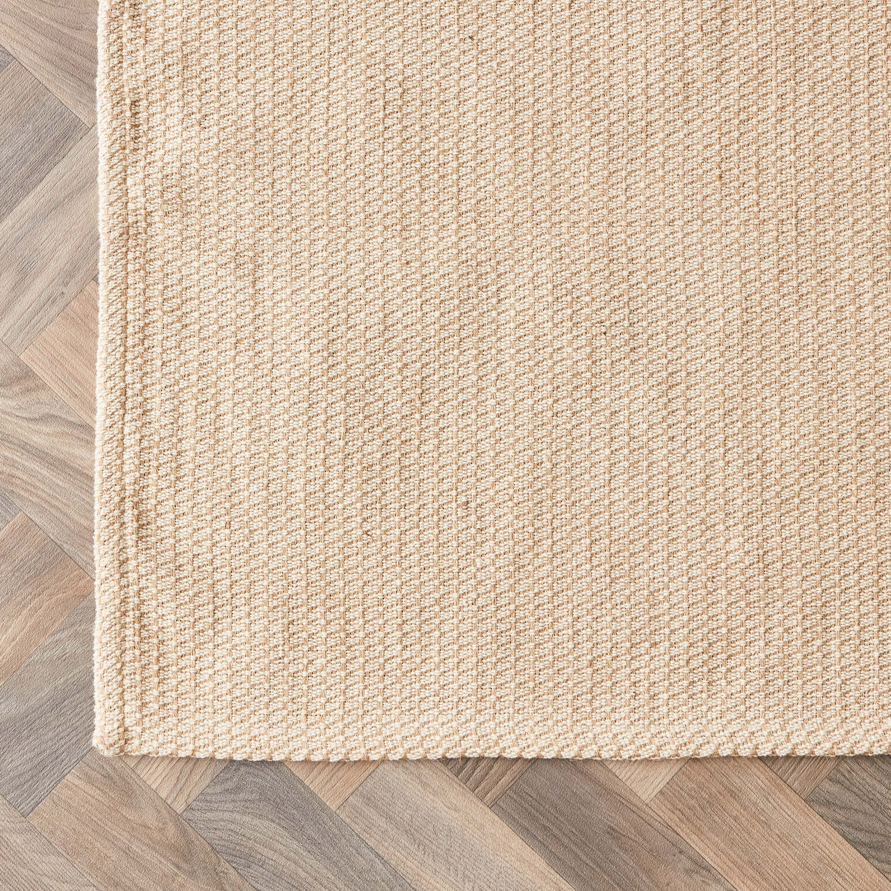 سجادة دوري من القطن والجوت الطبيعي من تيكستورا - 150x200 سم-hbxhomeware-hbxdecorandfurnishings-image-2