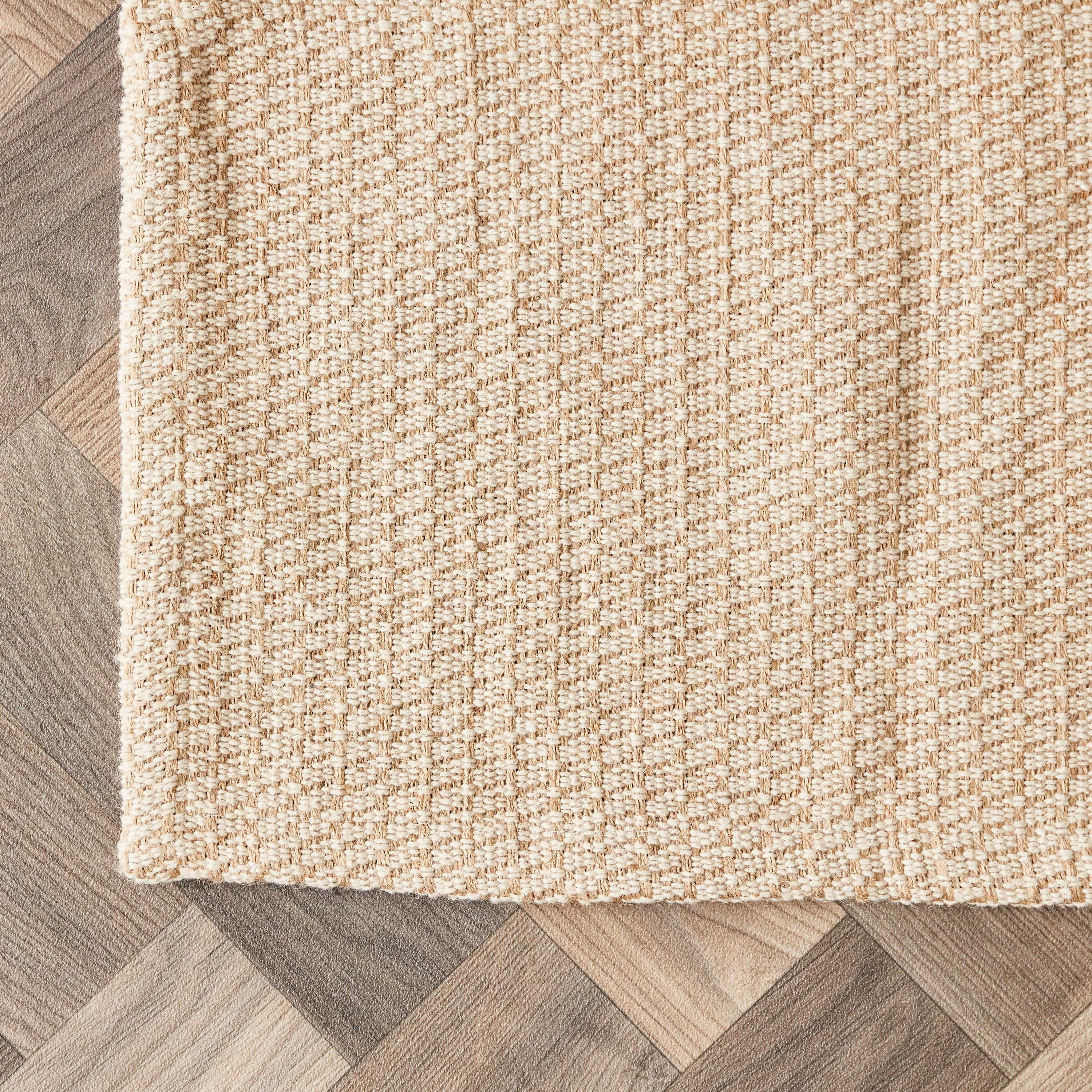 سجادة دوري من القطن والجوت الطبيعي من تيكستورا - 120x60 سم-hbxhomeware-hbxlivingroom-image-2