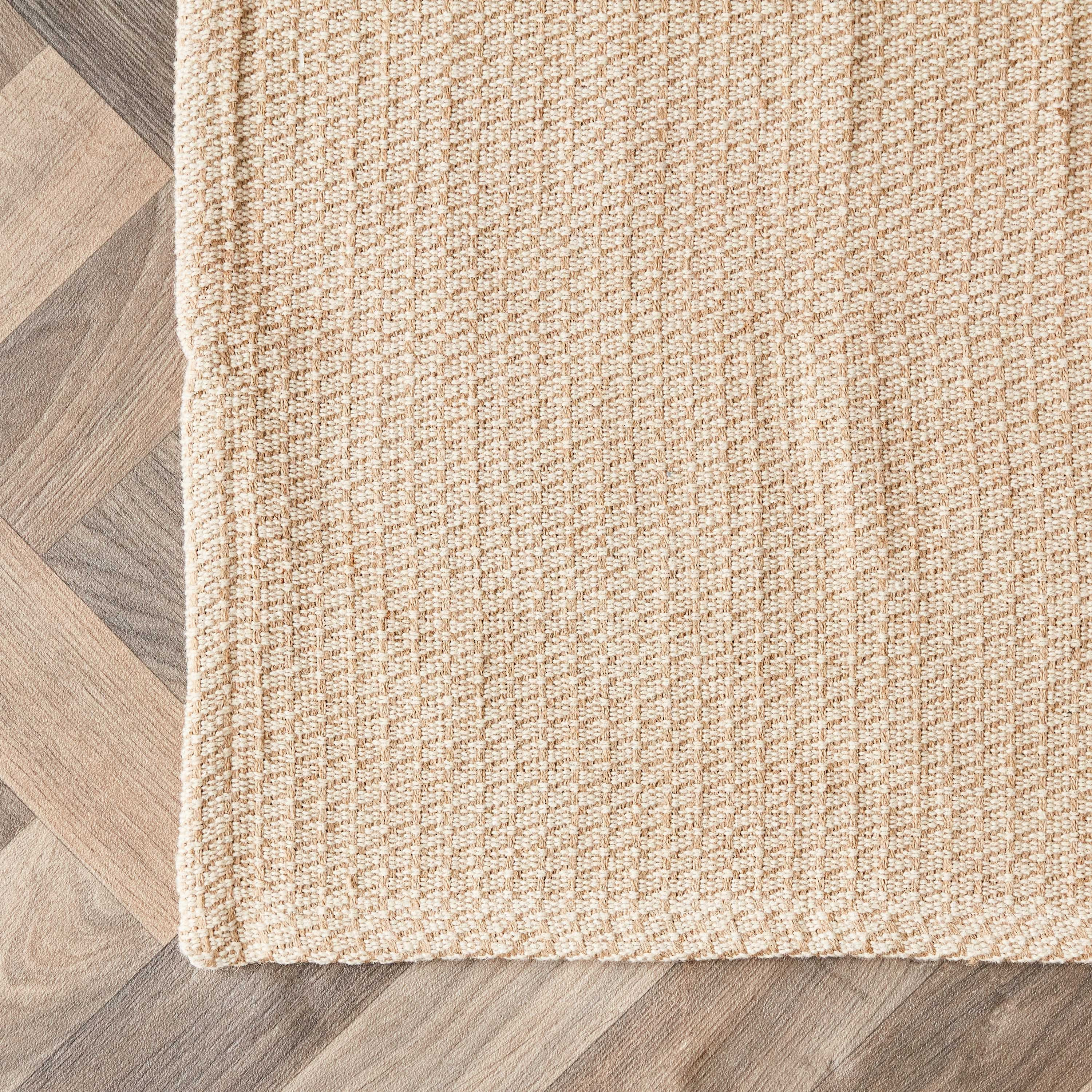 سجادة دوري من القطن والجوت الطبيعي من تيكستورا - 150x80 سم-hbxhomeware-hbxlivingroom-image-2