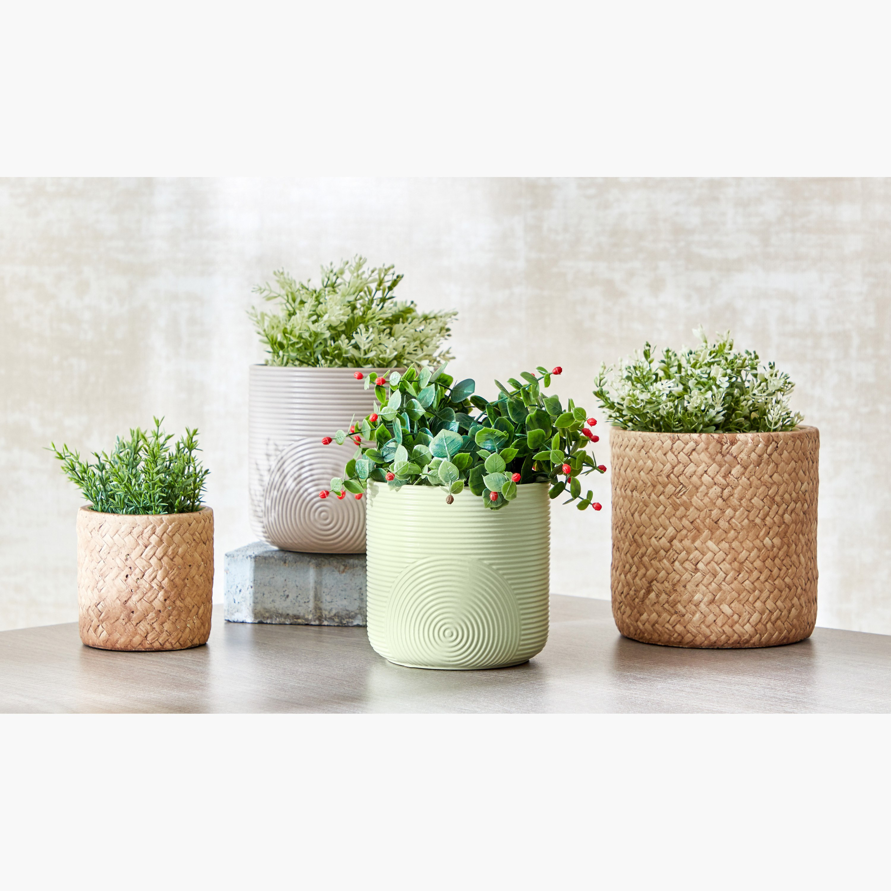 إناء زرع حديقة من سانسا - 13 سم-hbxdecorandfurnishings-homeaccessories-artificialflowersandplants-image-5