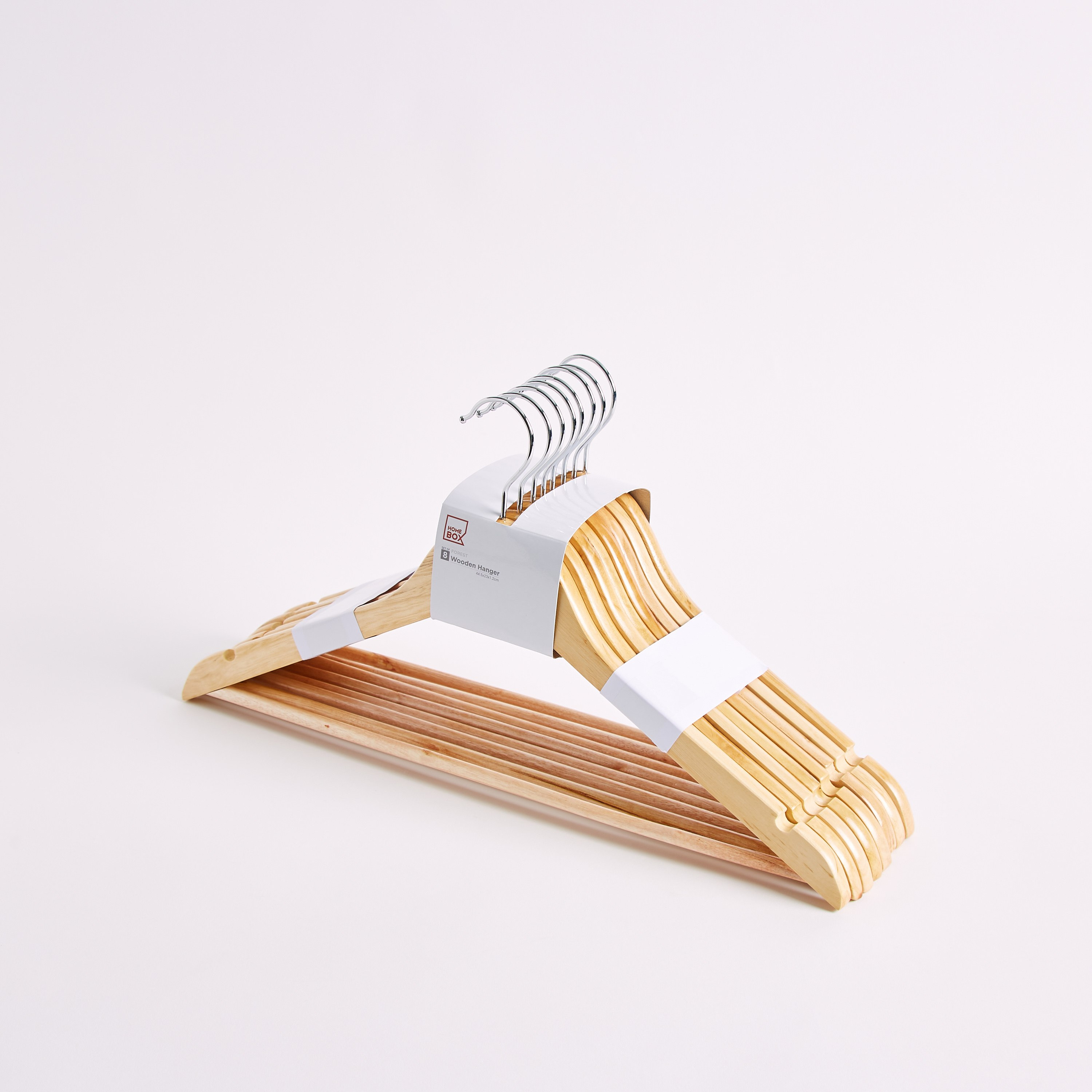 Forest Wooden Clothes Hanger - Set of 8-hbxhomeware-bathandlaundry-clothesdryingracks-image-7