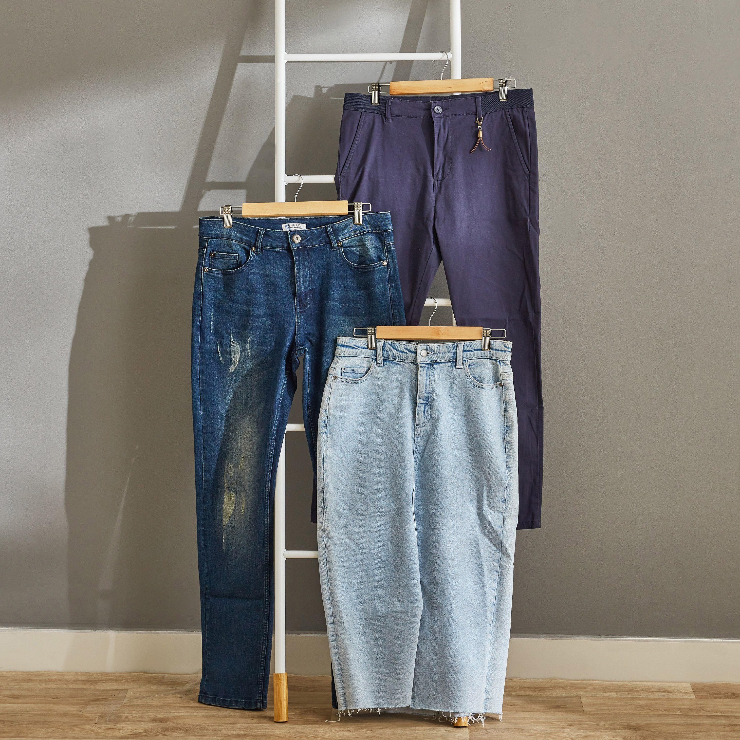 طقم علاقات بنطلون خشبية 3 قطع من فورست - 33x12x2.8 سم-hbxhomeware-bathandlaundry-clothesdryingracks-image-5