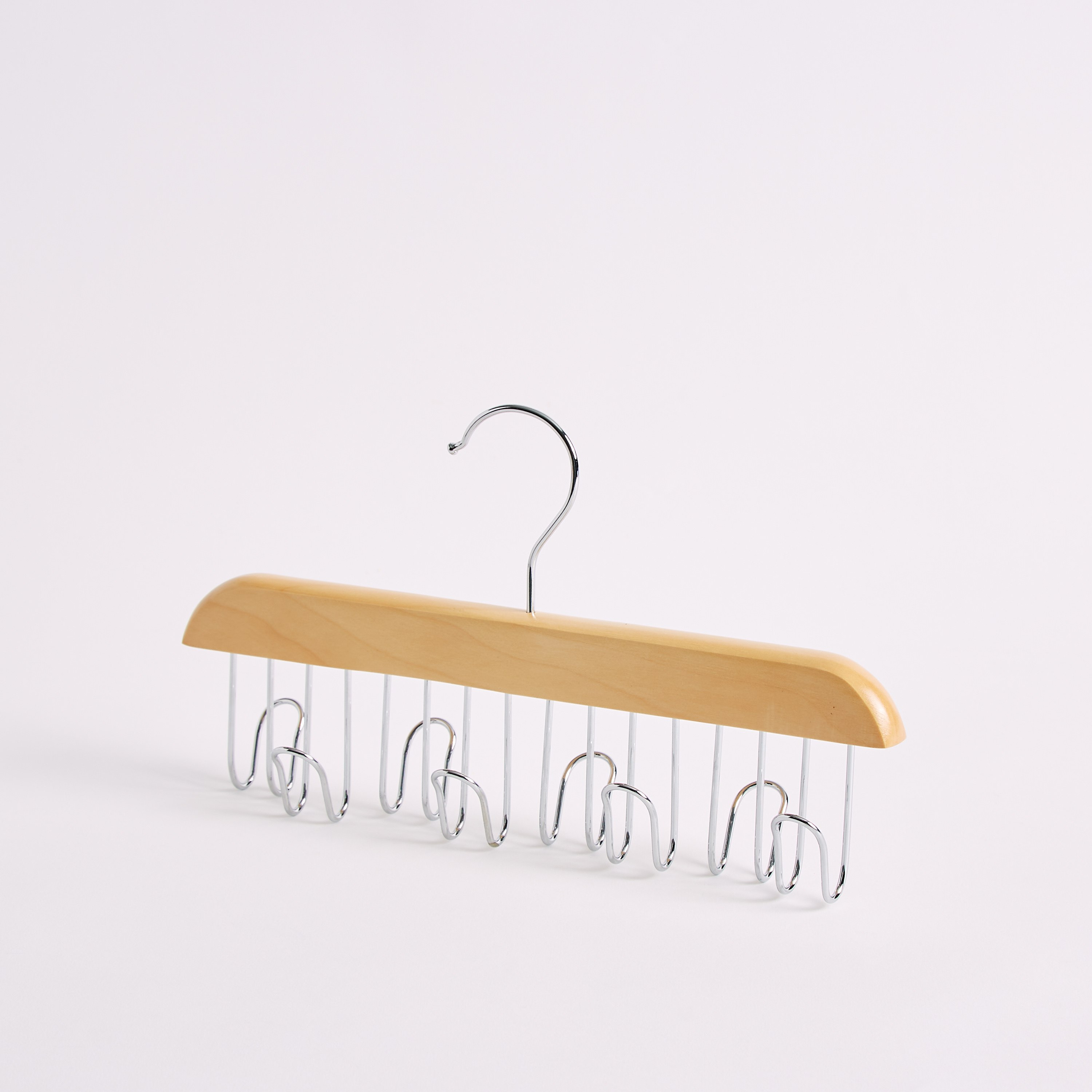 Forest 8-Hooks Belt and Tie Wooden Hanger-hbxhomeware-bathandlaundry-clothesdryingracks-image-6