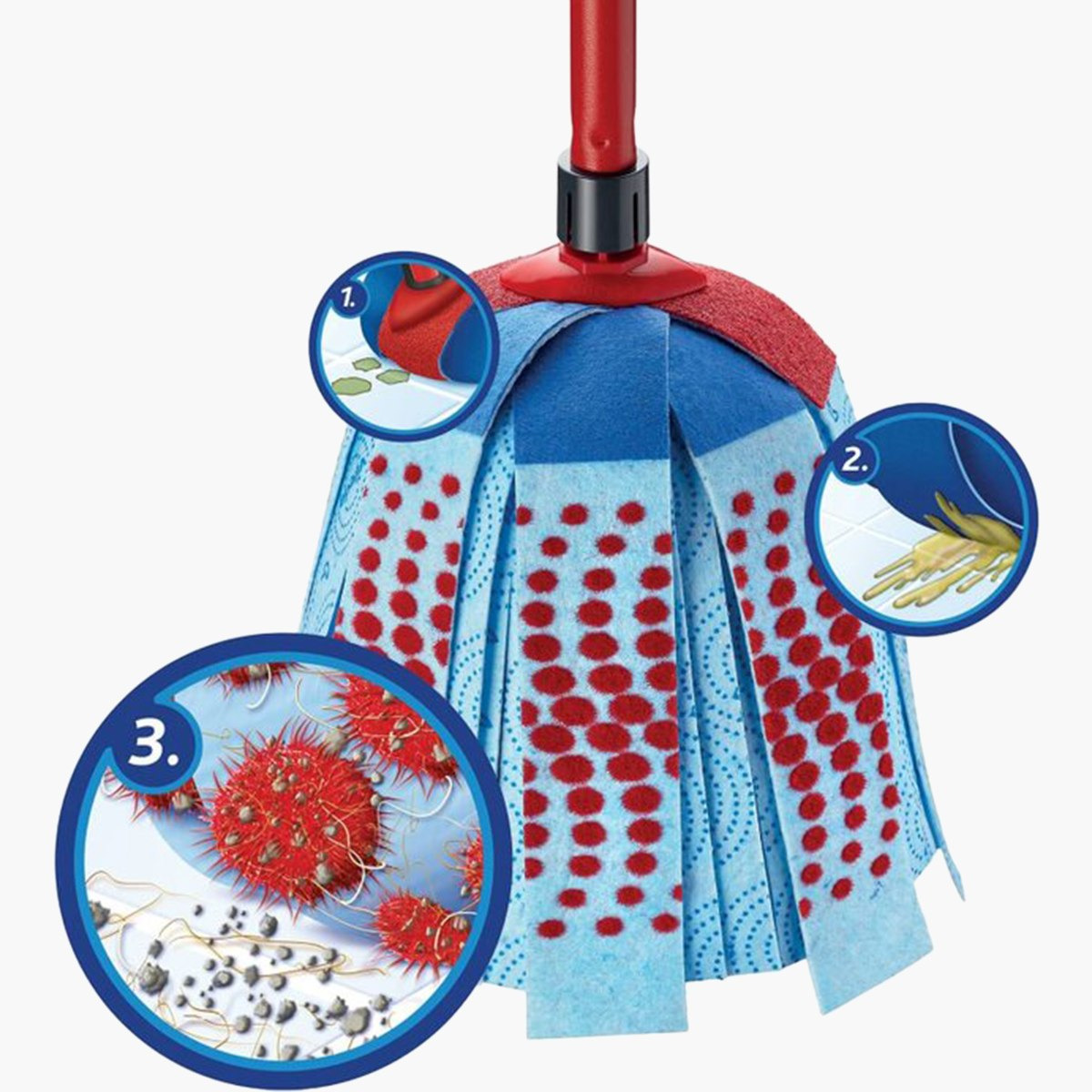 Vileda Supermocio 3 Action System Mop - 37x14x137 cm-PROMO_HB_AE_B1G1_250925-image-2