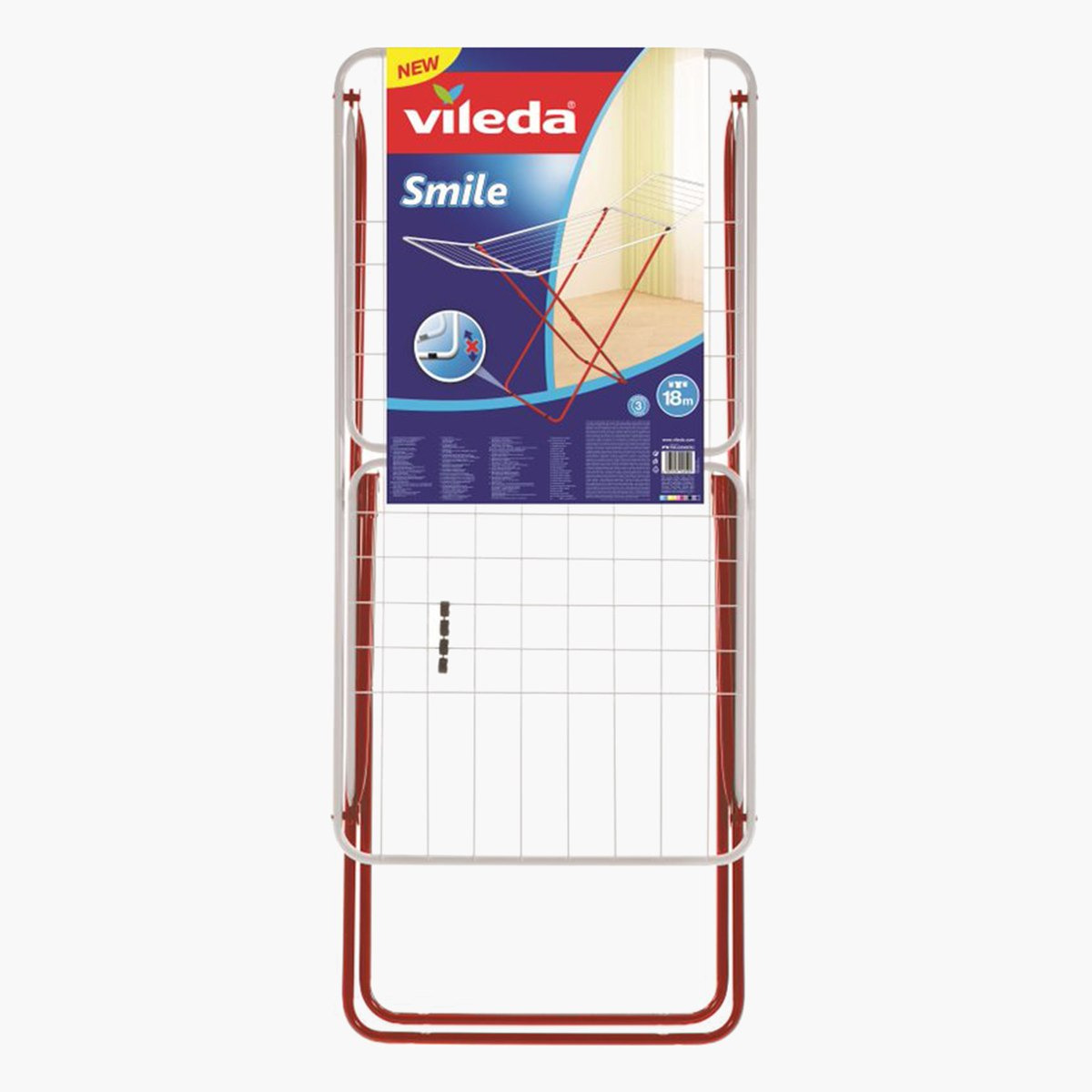 Vileda X-leg Cloth Dryer - 130x55x5 cm-hbxhomeware-bathandlaundry-clothesdryingracks-image-1