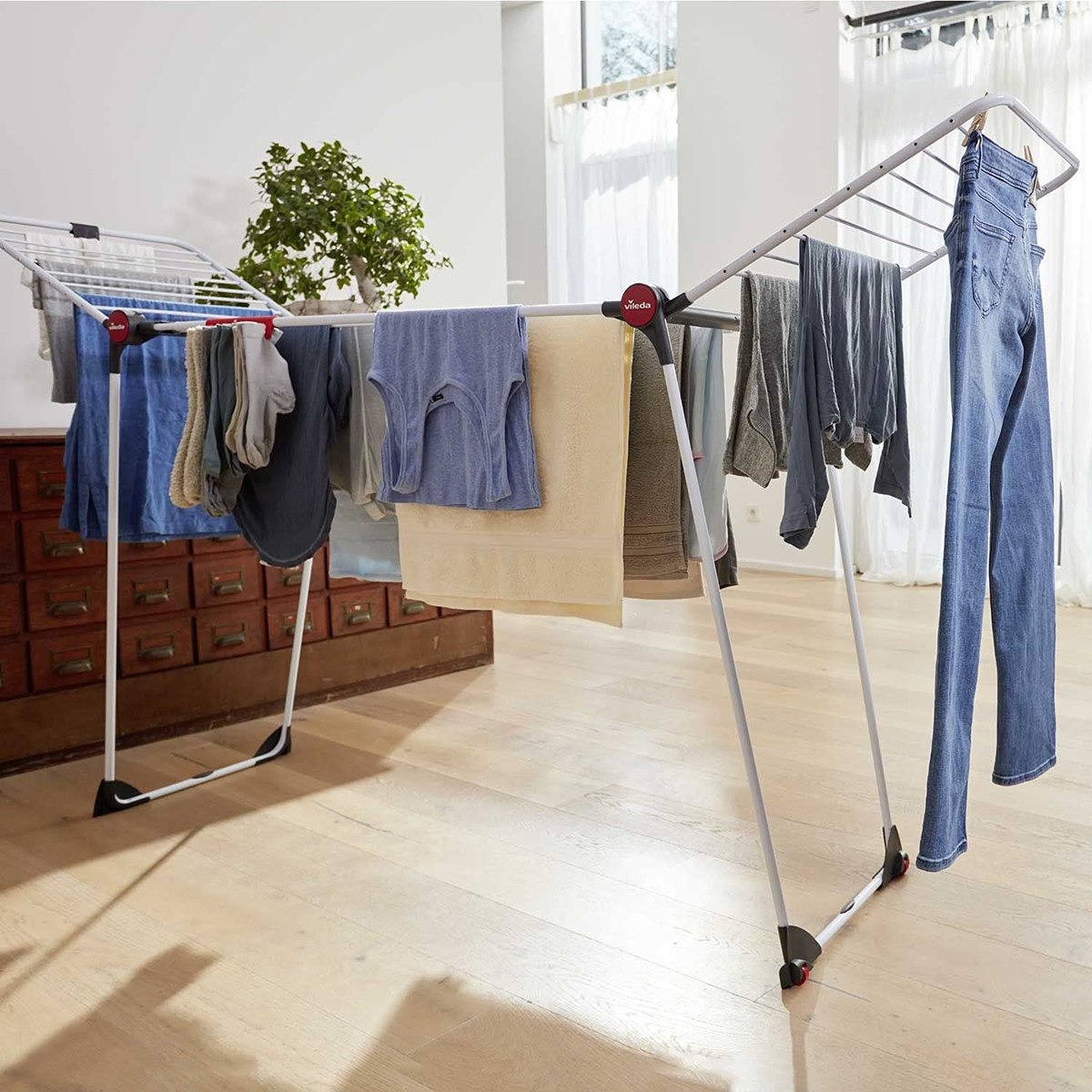 مجفف ملابس من فيليدا انفينيتي فليكس - 256x60x90 سم-hbxhomeware-bathandlaundry-clothesdryingracks-image-6