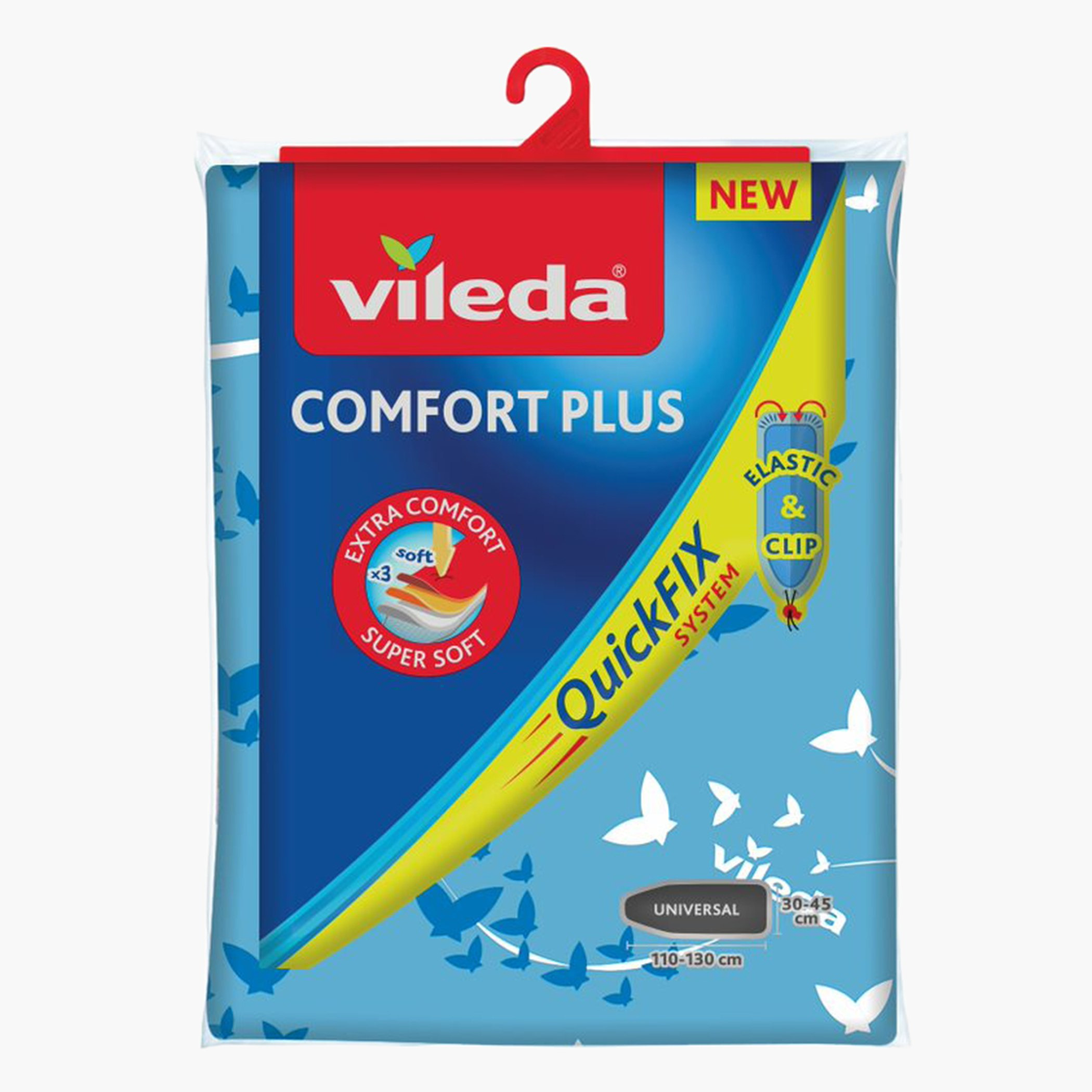 Vileda Comfort Plus Ironing Board Top Cover - 130x45 cm-PROMO_HB_AE_B1G1_250925-image-2