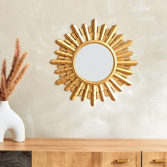 Halsey Decorative Wall Mirror - 40x2.5x40 cms