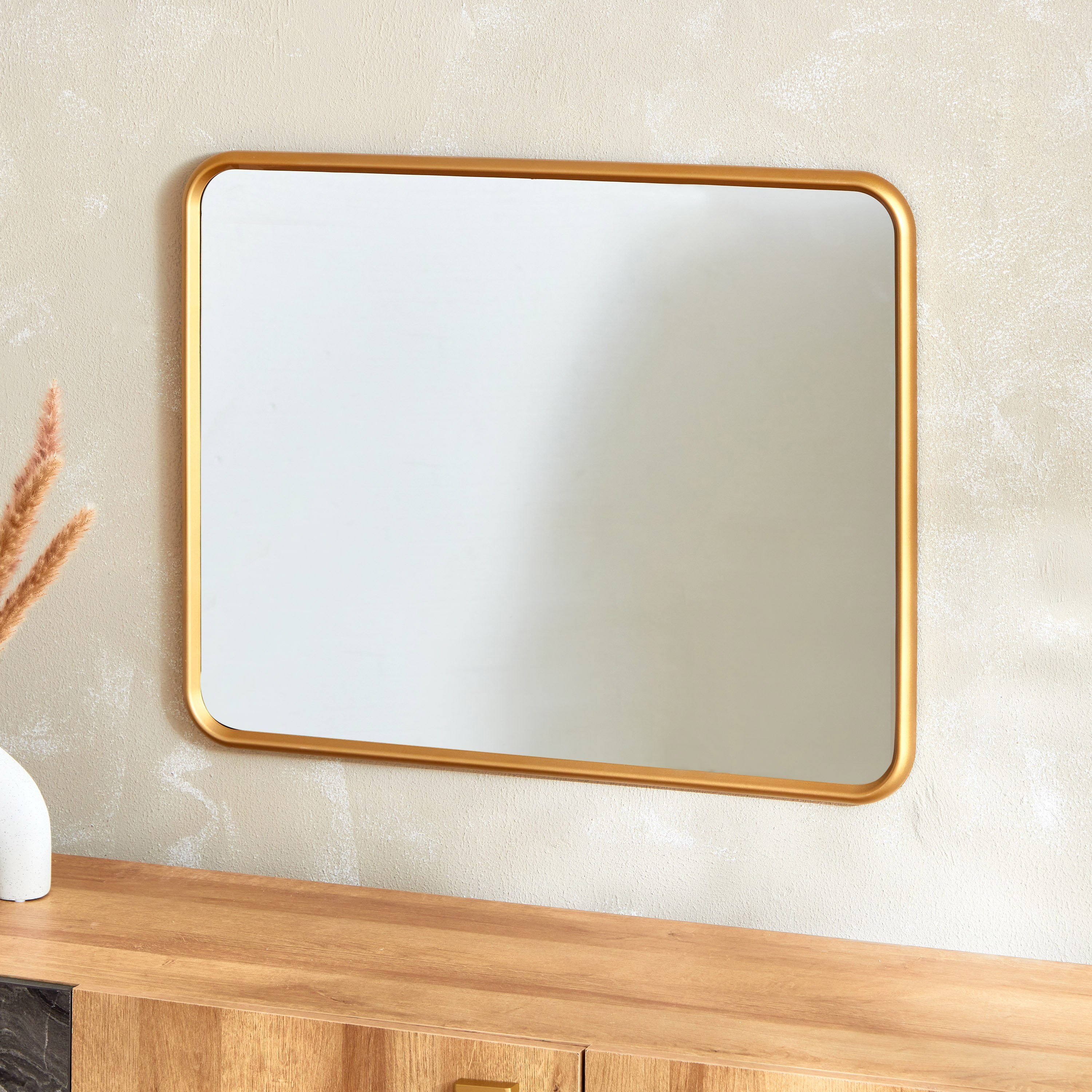 Halsey Rectangular Decorative Wall Mirror - 56x2x71 cm-PROMO_HB_AE_B1G1_250925-image-2