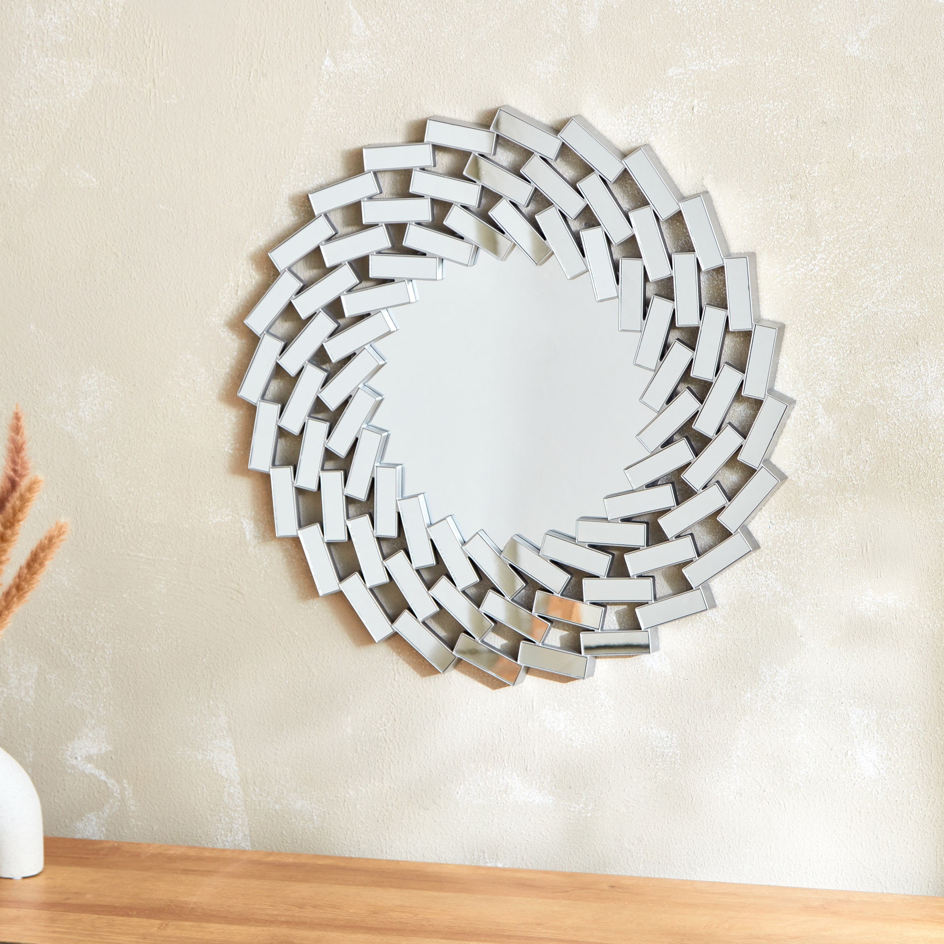 مرآة حائط ديكور من هالسي - 58x3x58 سم-hbxhomeware-hbxdecorandfurnishings-image-2