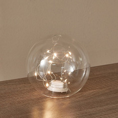Lucy Glass Globe with String Lights - 12 cm