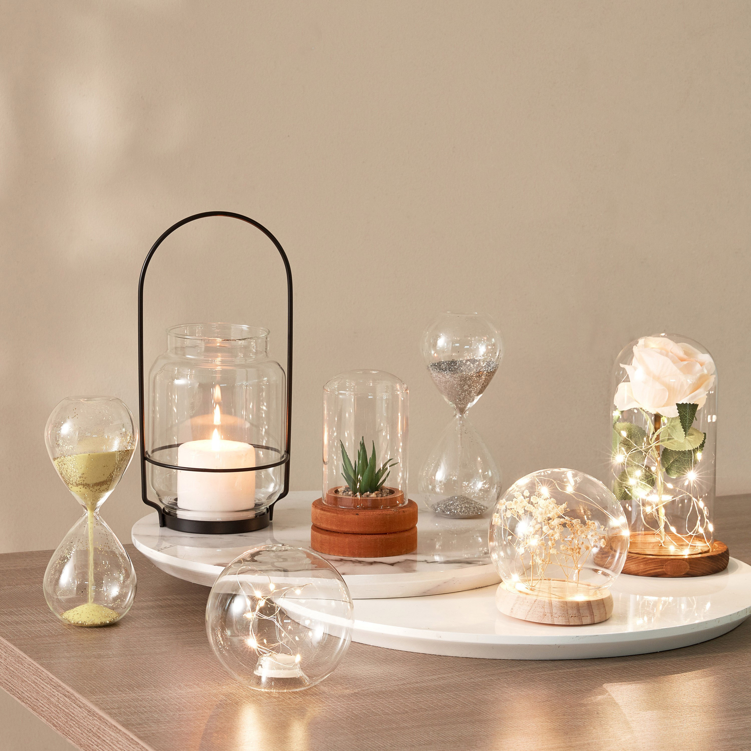 Lucy Glass Globe with String Lights - 12 cm-hbxhomeware-homedecor-figurinesandornaments-image-4