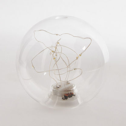 Lucy Glass Globe with String Lights - 12 cms