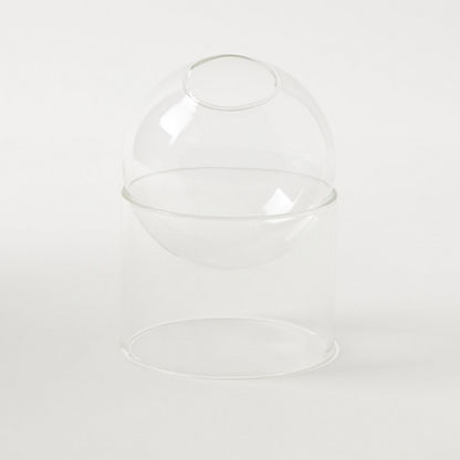 Lucy Glass Vase - 8x8x12 cms