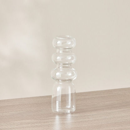 Lucy Glass Vase - 7x7x21 cms
