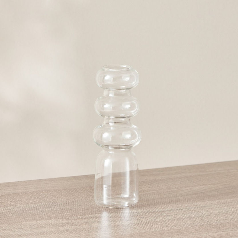 Lucy Glass Vase - 7x7x21 cm-Vases-image-1