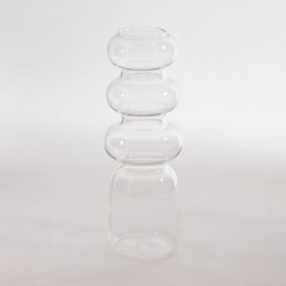 Lucy Glass Vase - 7x7x21 cms