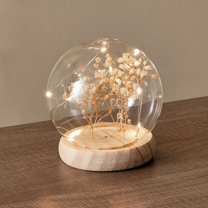 Lucy Dome Accent with Lights - 12x12x13 cms