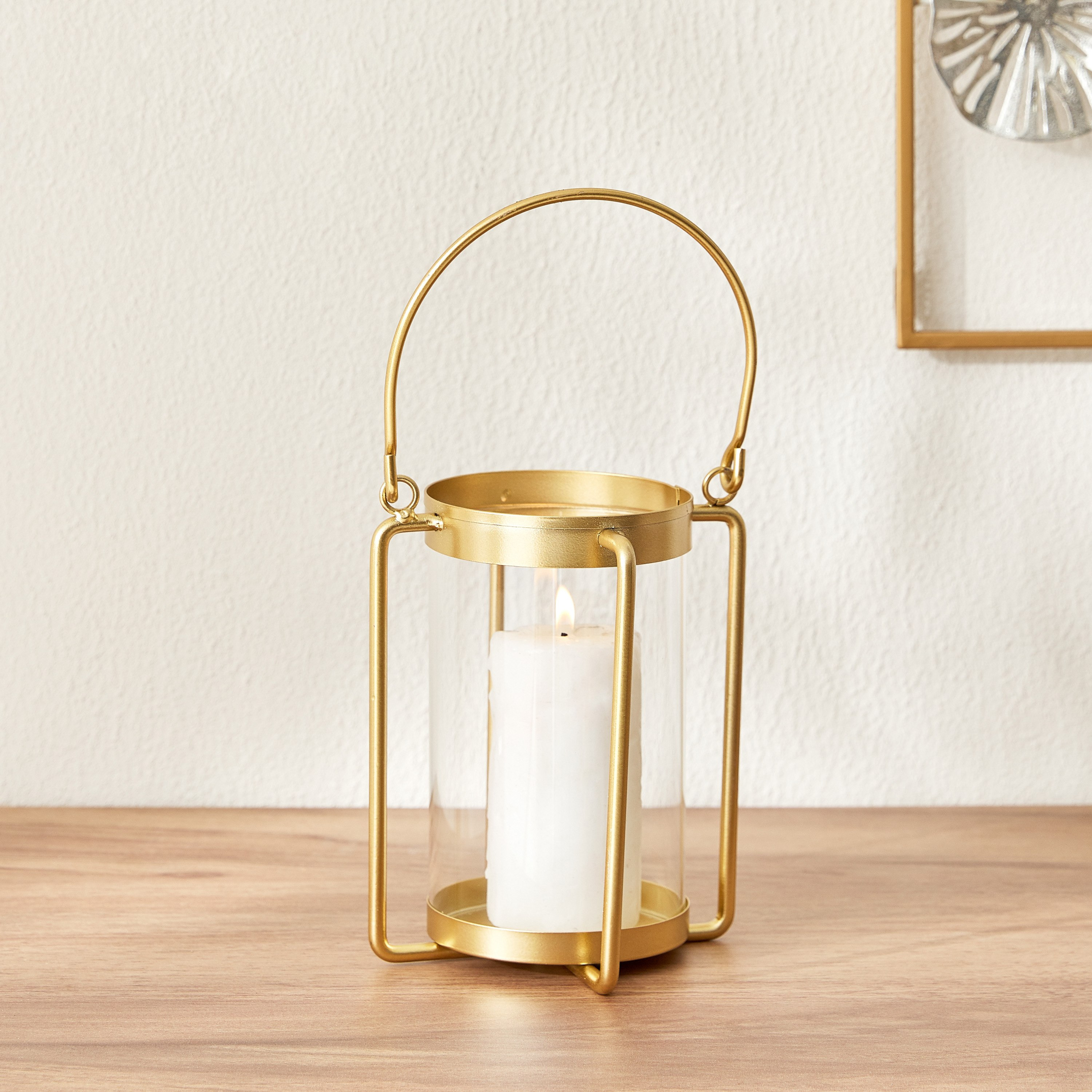 فانوس من لوسي - 16x15.5x19.5 سم-hbxdecorandfurnishings-homeaccessories-lanterns-image-1