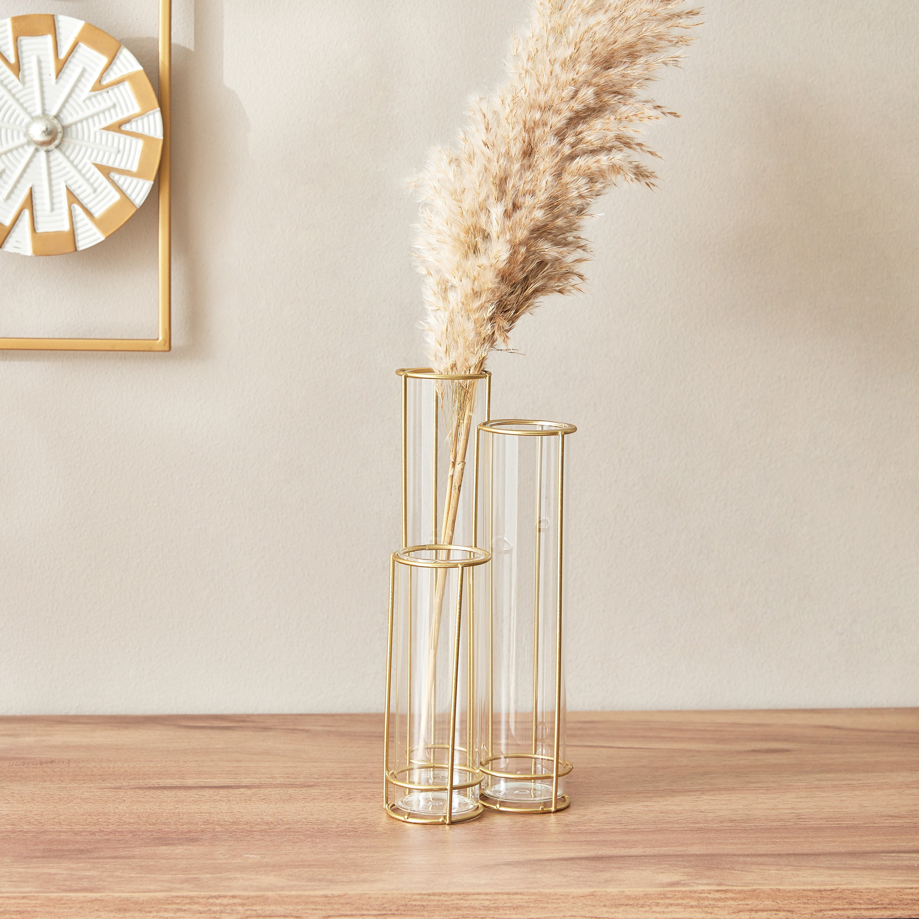 مزهرية سلكية من لوسي - 13x11x25.5 سم-hbxbedroom-decorandaccessories-vases-image-1
