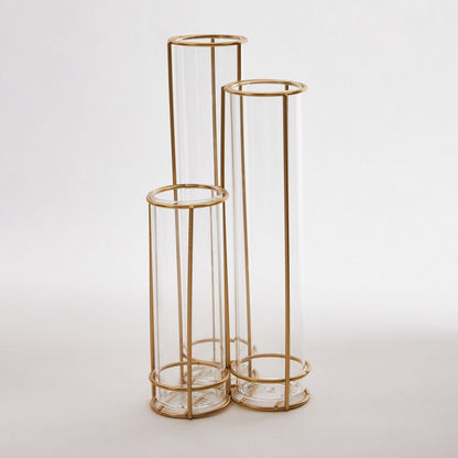 Lucy Wire Vase - 13x11x25.5 cms