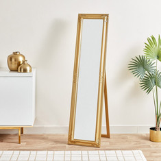 Eva Wooden Frame Standing Mirror - 40x160 cm