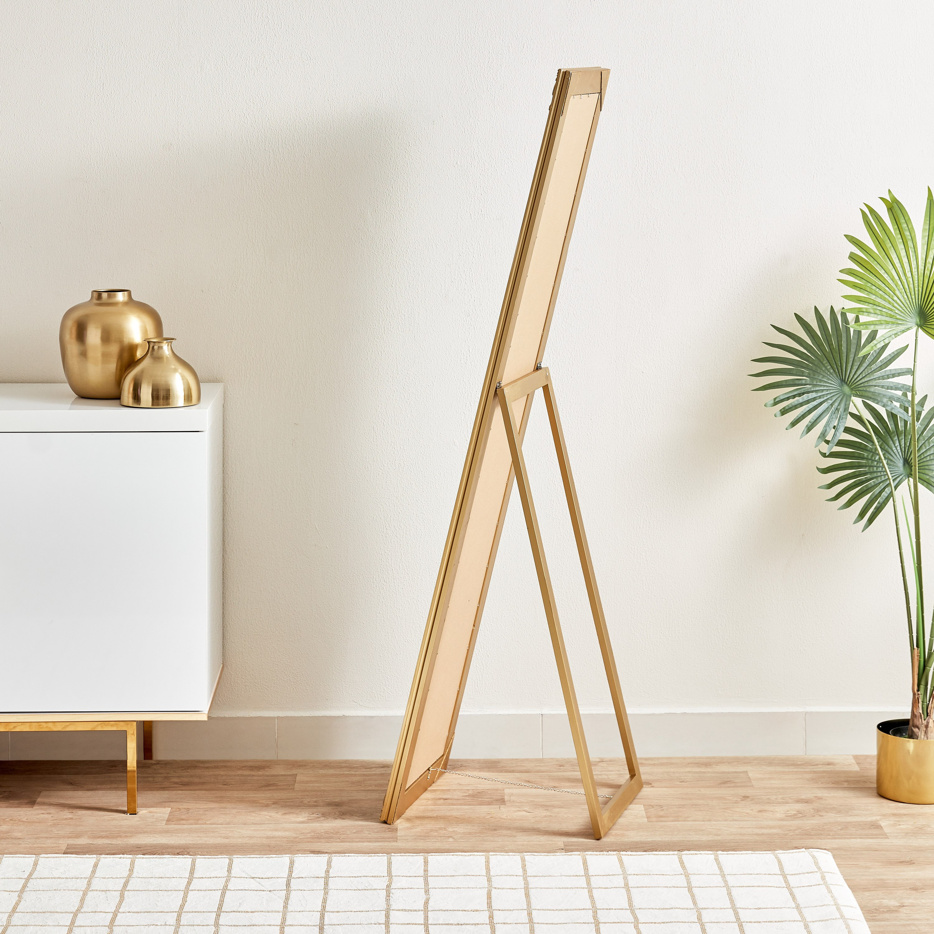 مرآة قائمة بإطار خشبي من إيفا - 40x160 سم-hbxhomeware-hbxdecorandfurnishings-image-2