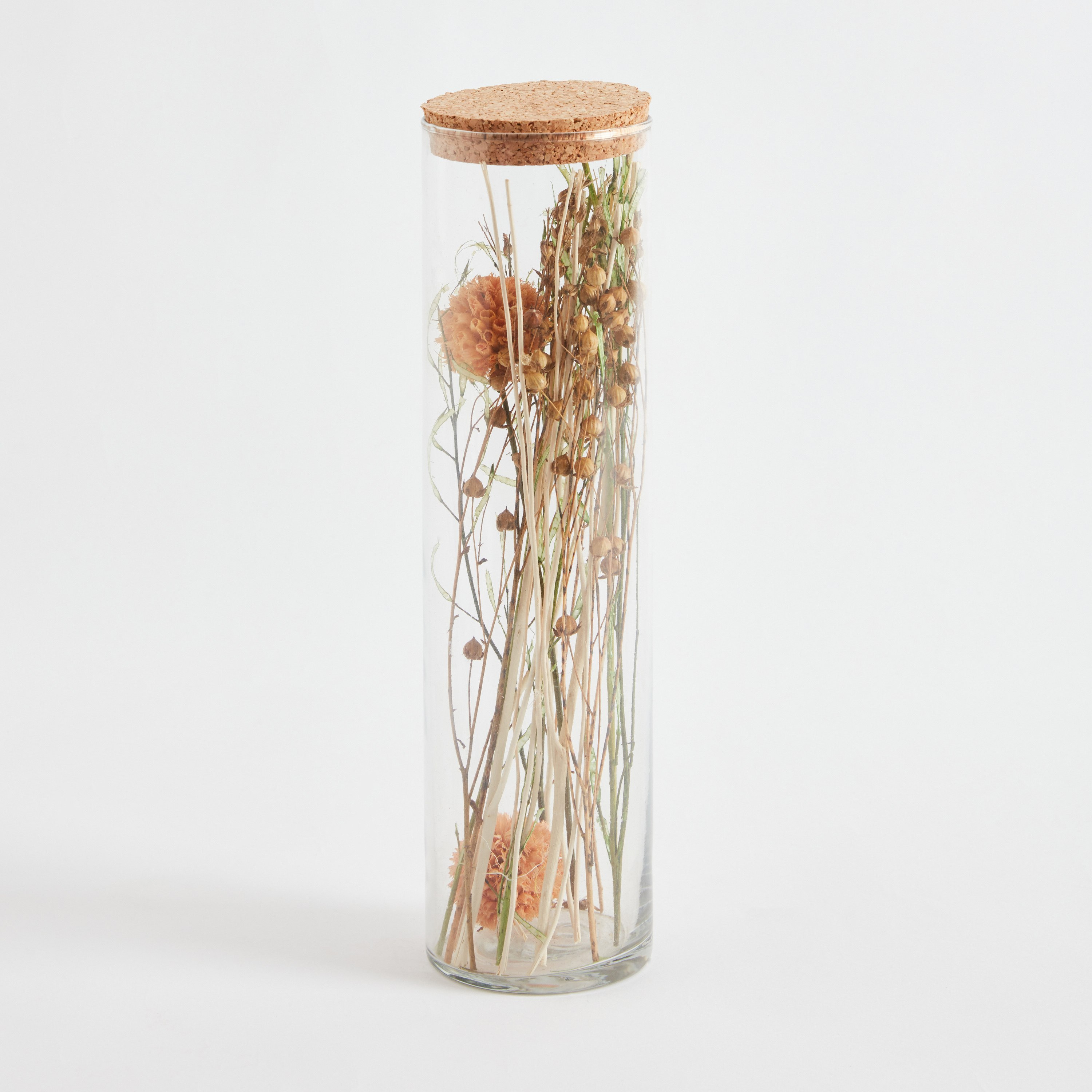 باقة أزهار مجففة في أنبوب زجاجي من أروين - 7.5x29 سم-hbxdecorandfurnishings-homeaccessories-artificialflowersandplants-image-6