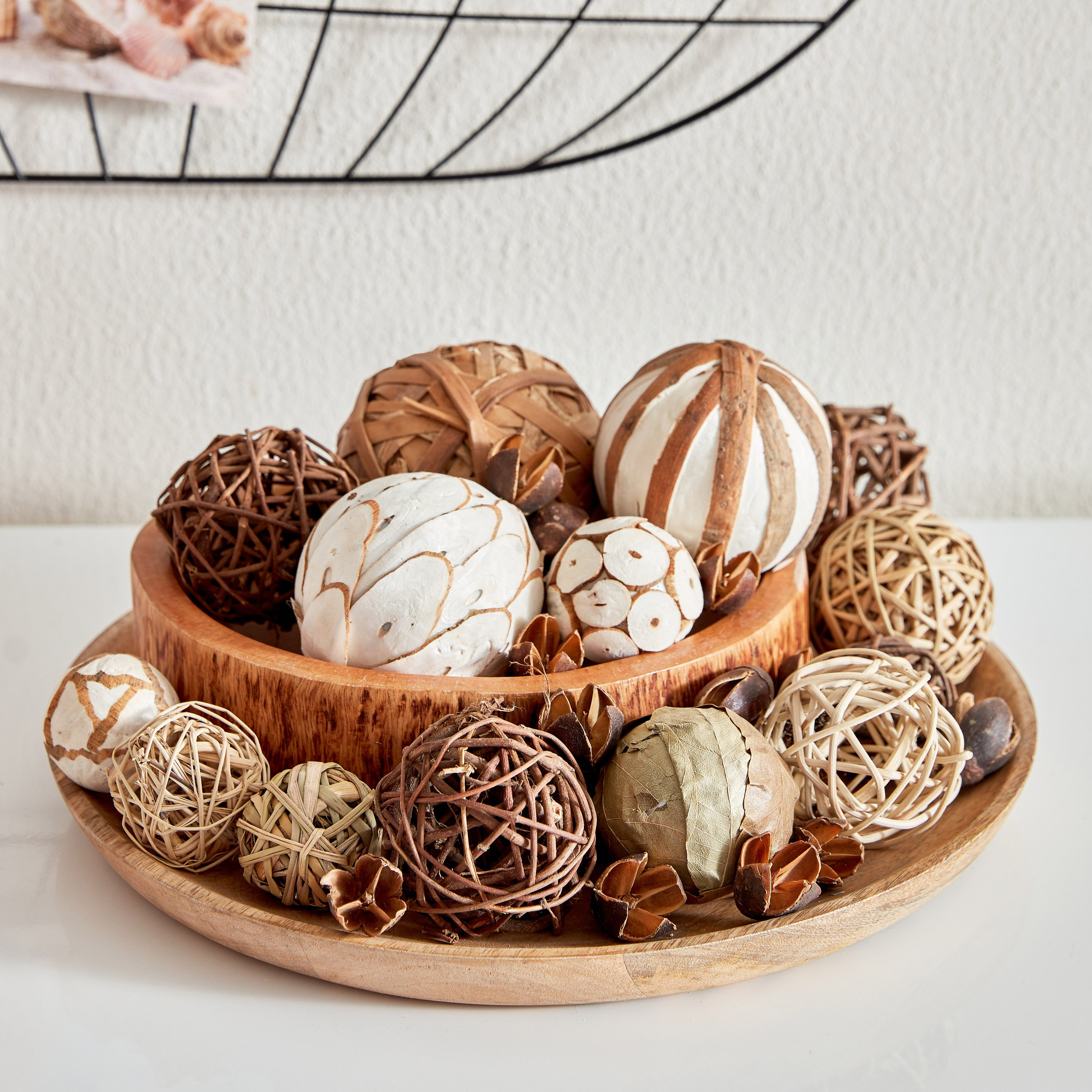 كرات تزيين من أروين - 17×14×22 سم-hbxdecorandfurnishings-homeaccessories-artificialflowersandplants-image-1