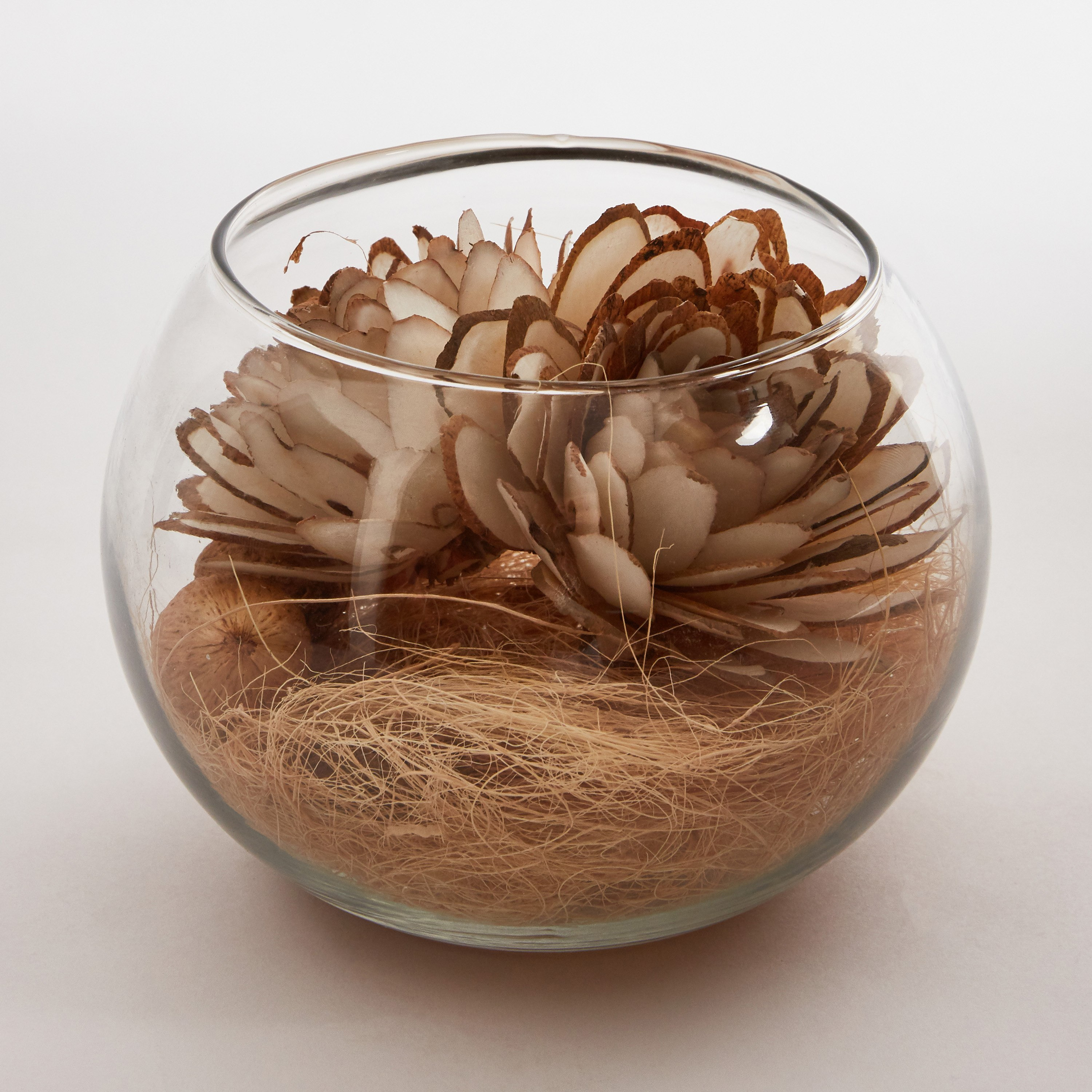 باقة أزهار مجففة في جرة زجاجية من أروين - 14x10 سم-hbxdecorandfurnishings-homeaccessories-artificialflowersandplants-image-6