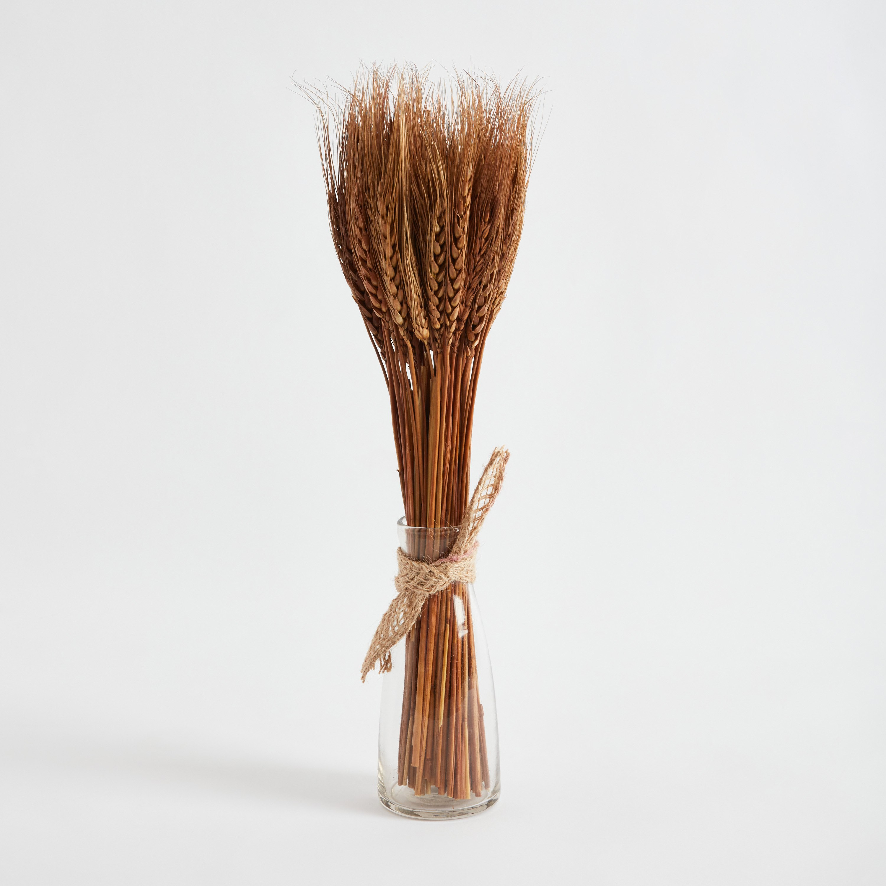 عشب القمح في مزهرية زجاجية من أروين - 40 سم-hbxdecorandfurnishings-homeaccessories-artificialflowersandplants-image-5