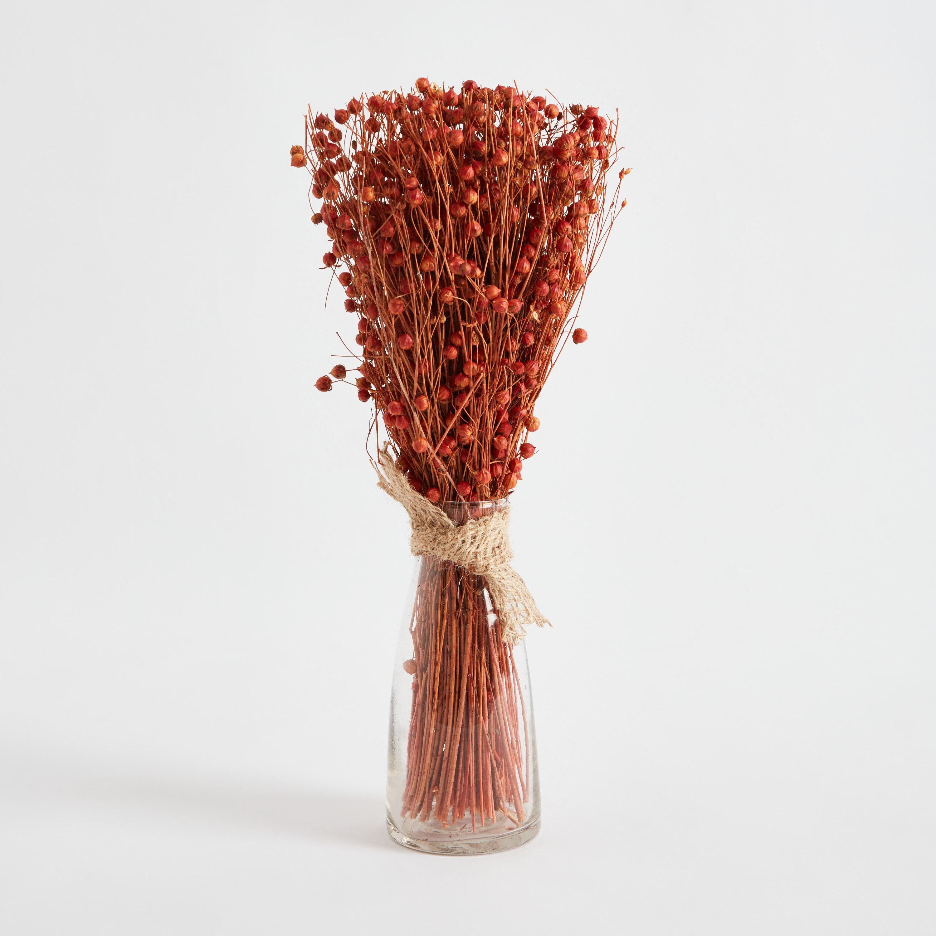 عشب بذور الكتان في مزهرية زجاجية من أروين - 35 سم-hbxdecorandfurnishings-homeaccessories-artificialflowersandplants-image-5