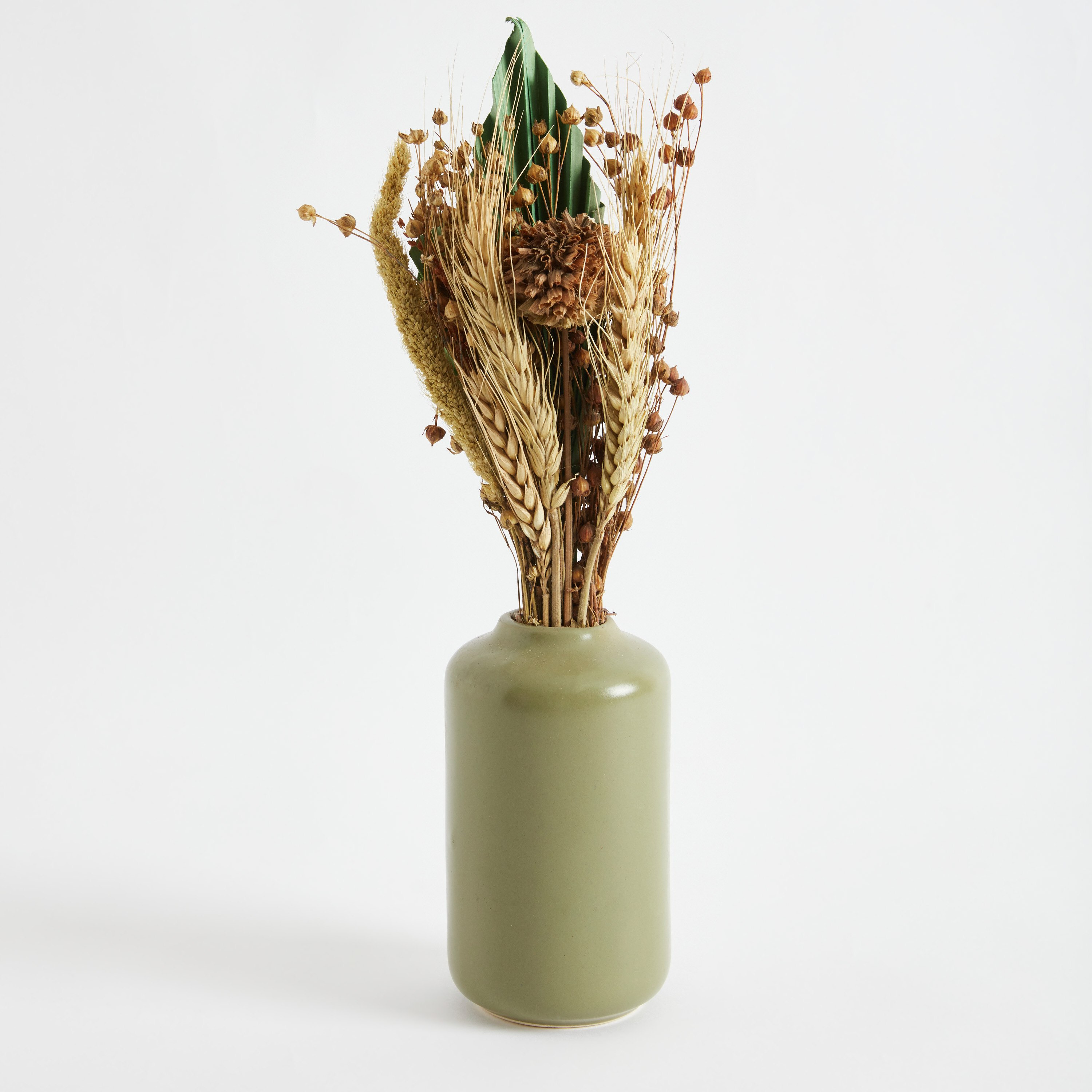 نبات ديكور مجفف داخل مزهرية سيراميك من أروين - 35 سم-hbxdecorandfurnishings-homeaccessories-artificialflowersandplants-image-5