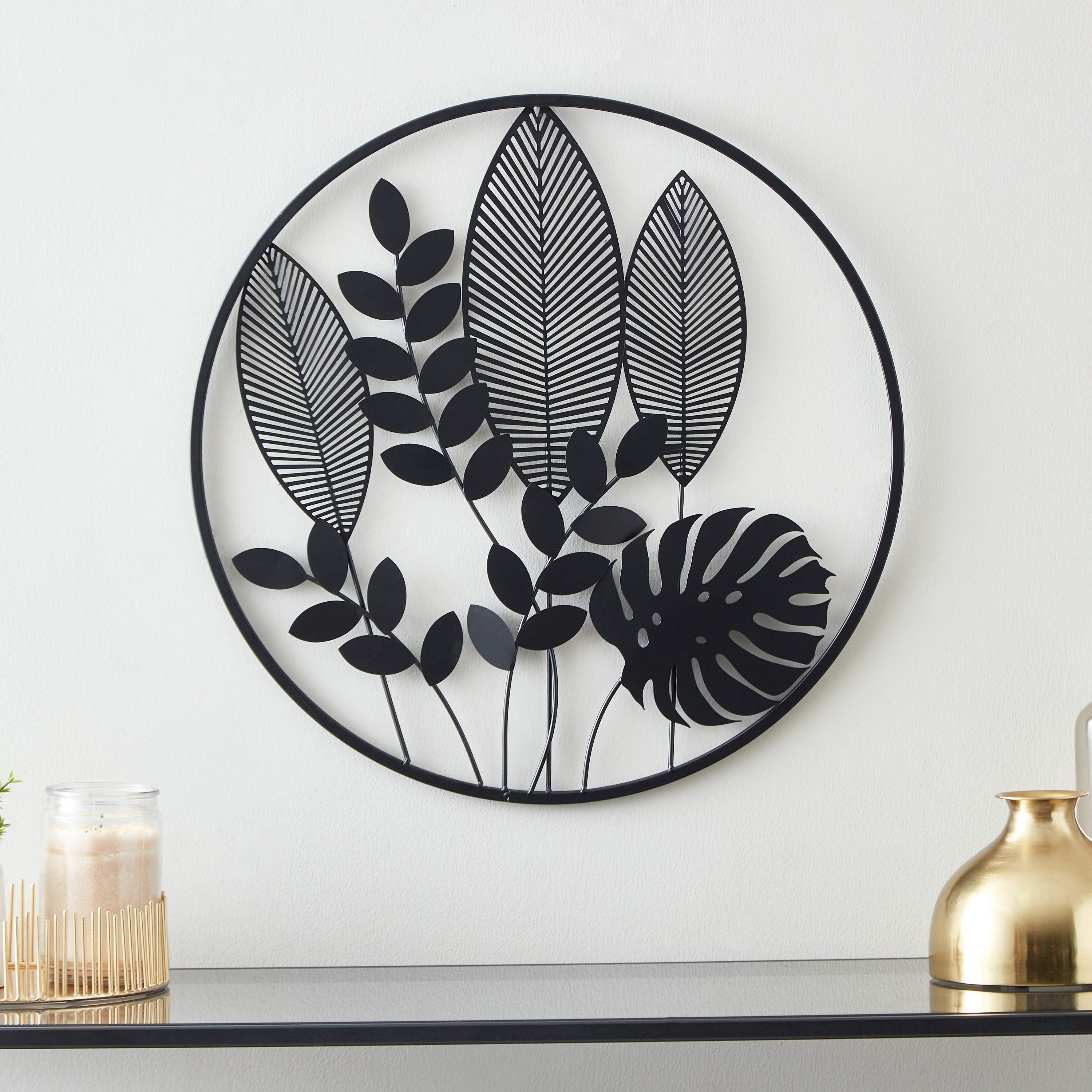 Halsey Metal Floral Wall Art - 56 cm-PROMO_HB_AE_B1G1_250925-image-1