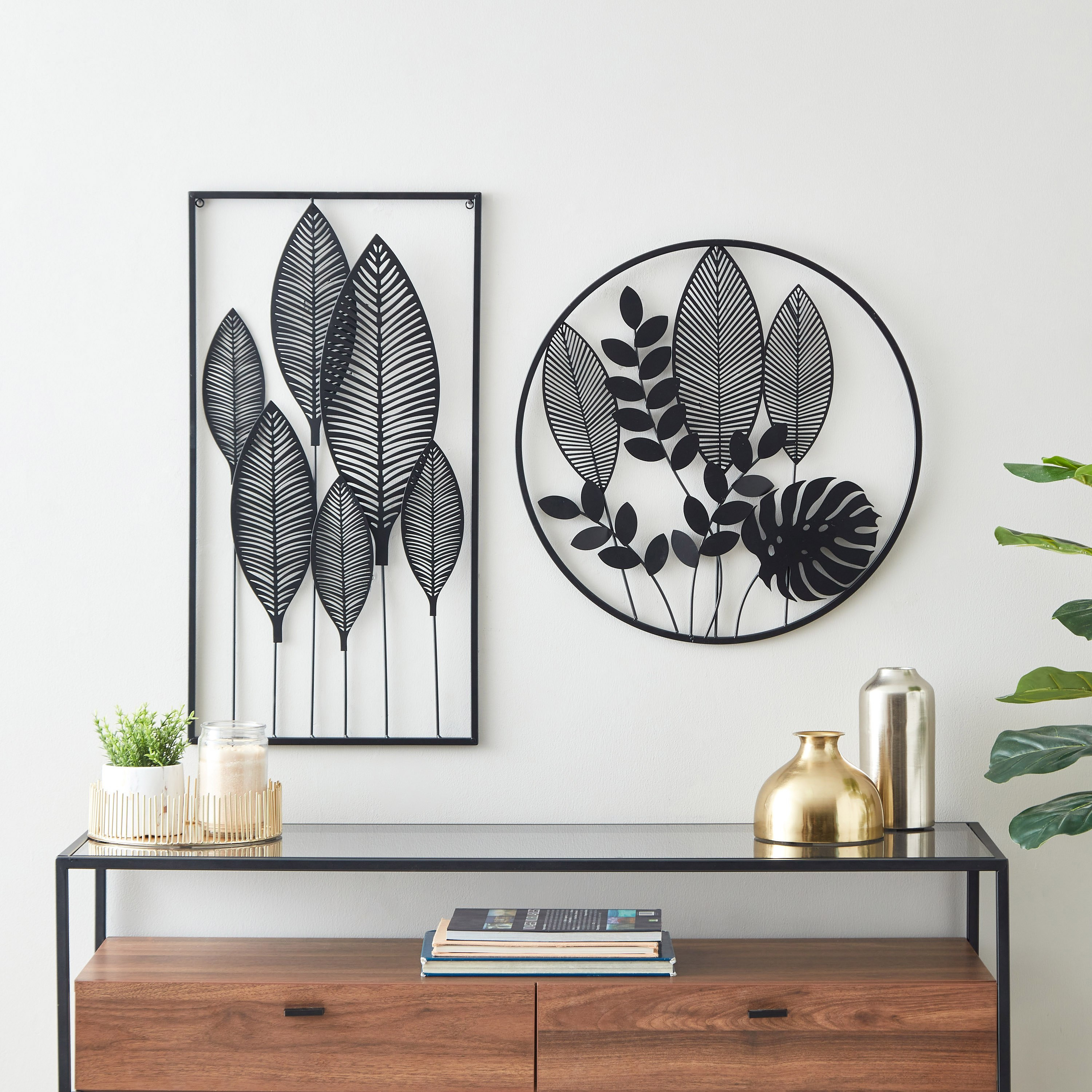Halsey Metal Floral Wall Art - 56 cm-PROMO_HB_AE_B1G1_250925-image-5