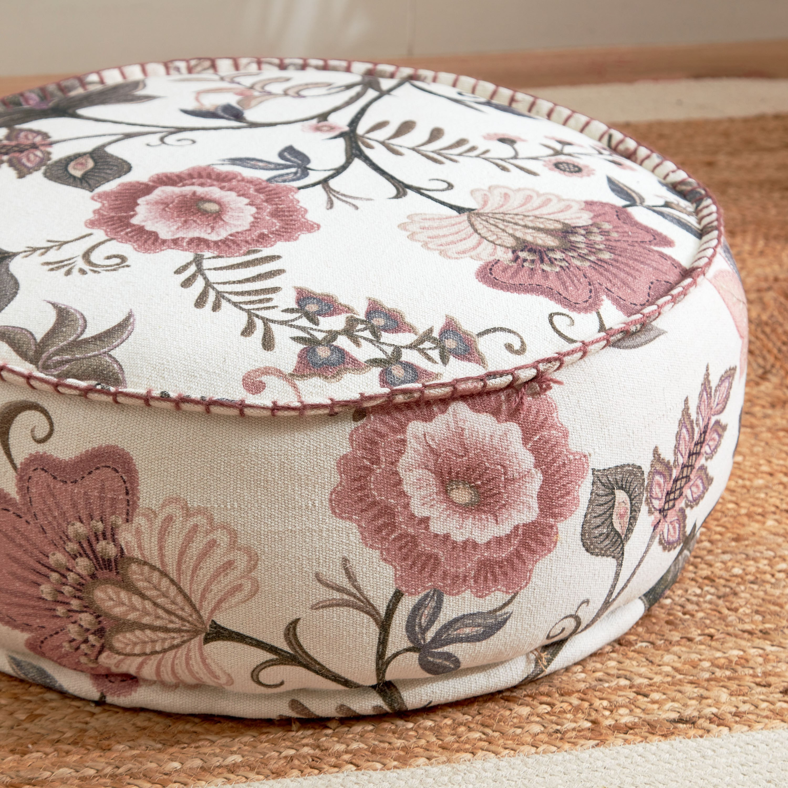 مقعد بوف بتصاميم متداخلة وطبعات من ماهرجان - 60x25 سم-hbxfurniture-kidsroom-kidsbeanbags-image-4