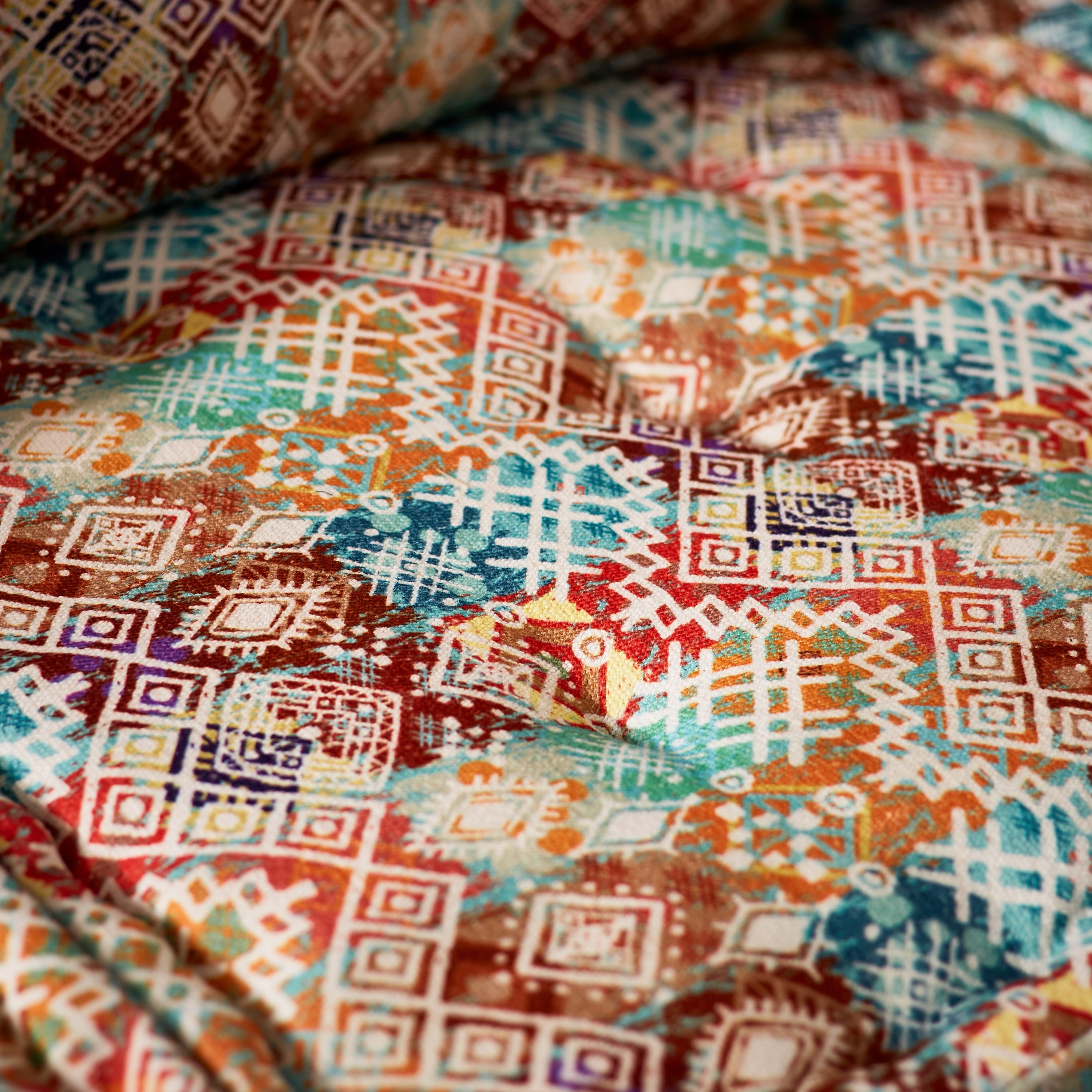 Mahrgan Patchwork Print Floor Cushion - 60x60x12 cm-PROMO_HB_AE_B1G1_250925-image-4