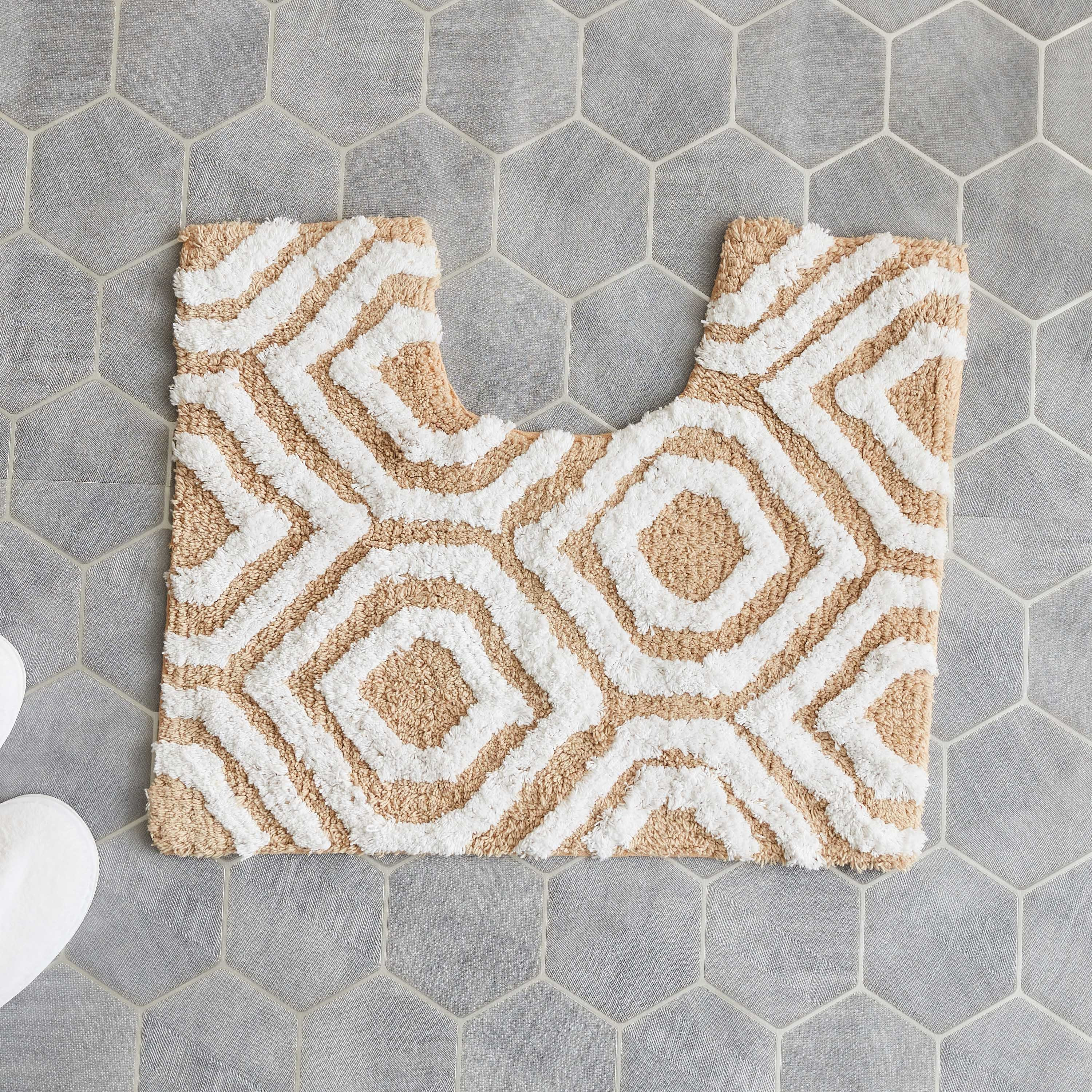 طقم سجادة حمام قطن قطعتين من هيكسا- 50x80+40 سم-hbxbedroom-floorcoverings-bathmats-image-3