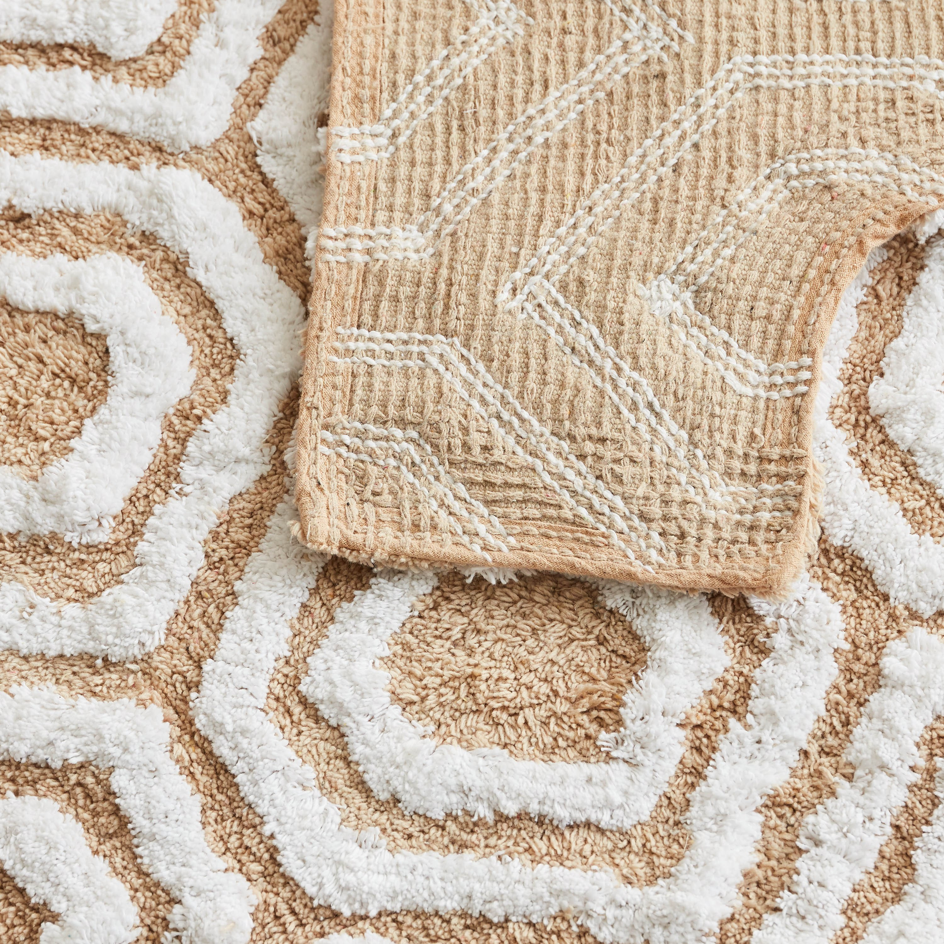 طقم سجادة حمام قطن قطعتين من هيكسا- 50x80+40 سم-hbxbedroom-floorcoverings-bathmats-image-5