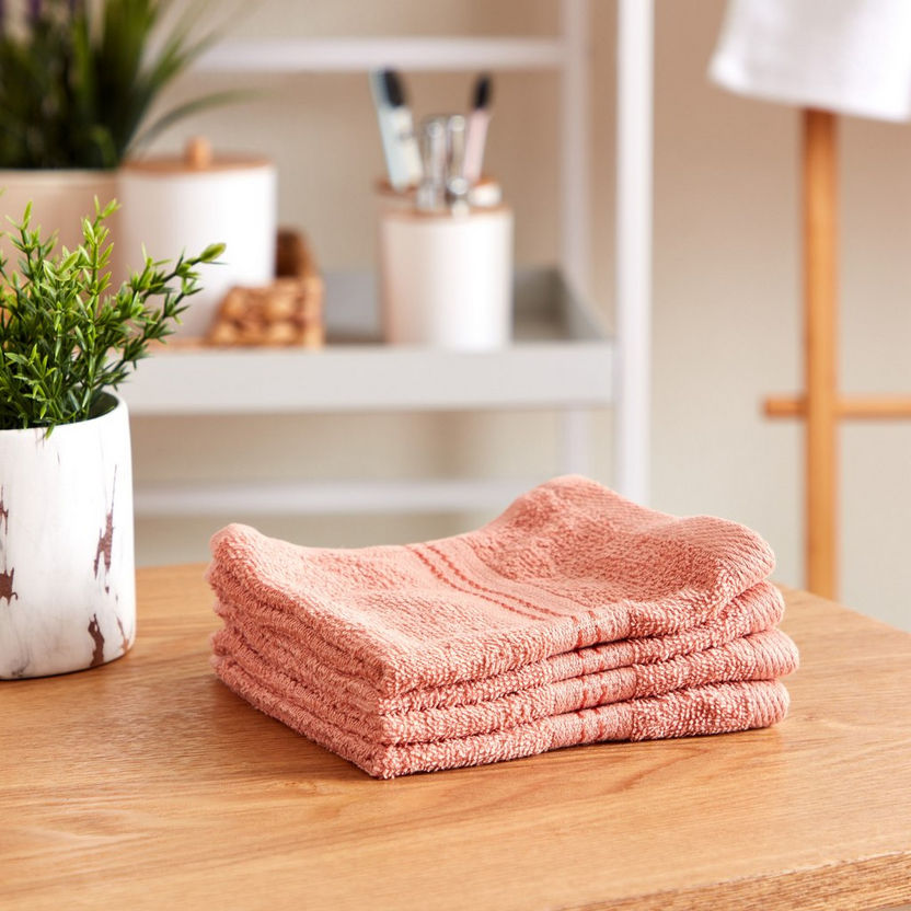 Essential 4-Piece Carded Face Towel Set - 30x30 cm-Bathroom Textiles-image-0