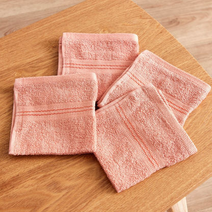 Essential 4-Piece Carded Face Towel Set - 30x30 cms