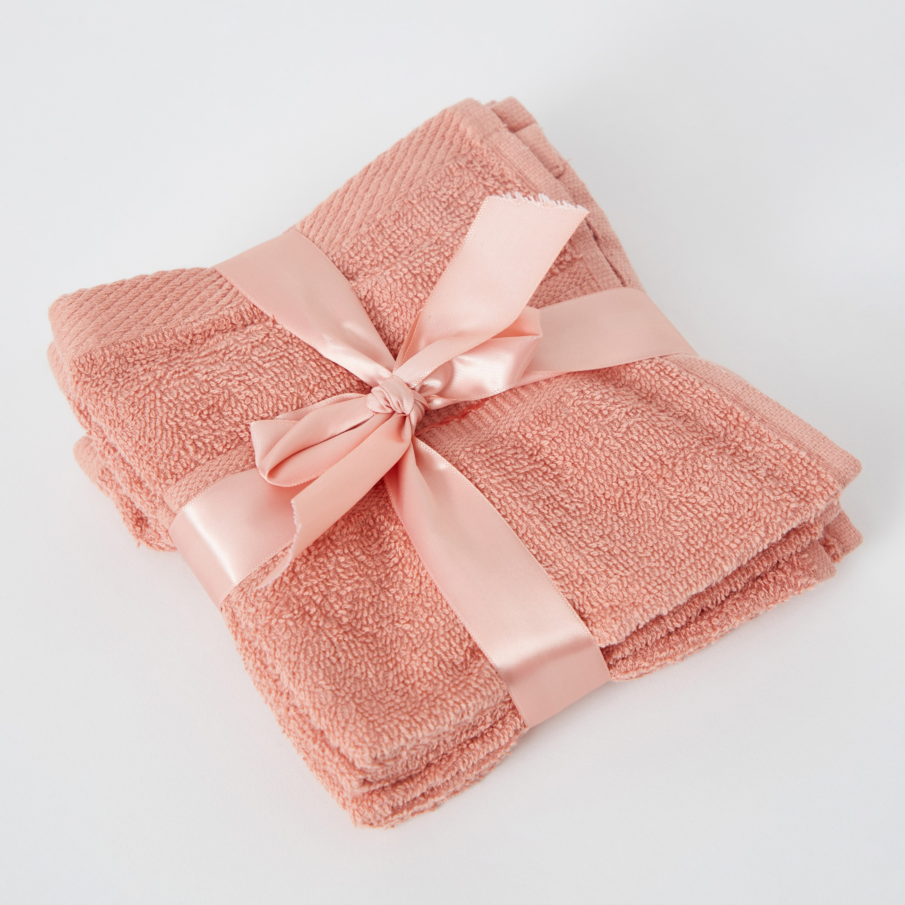 طقم مناشف وجه ممشطة 4 قطع من إسنشيال - 30x30 سم-hbxbathroom-bathroomtextiles-image-4