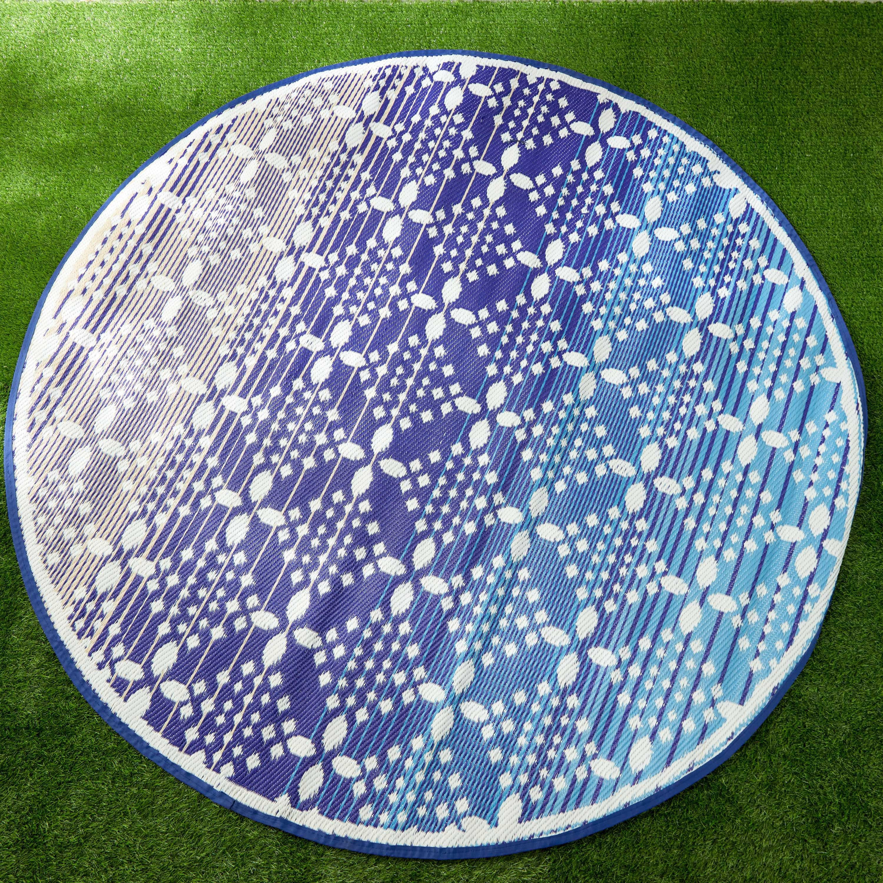 سجادة مستديرة للمساحات الداخلية والخارجية سيرا من أرلو - 180x180 سم-hbxdecorandfurnishings-floorcoverings-rugs-image-2