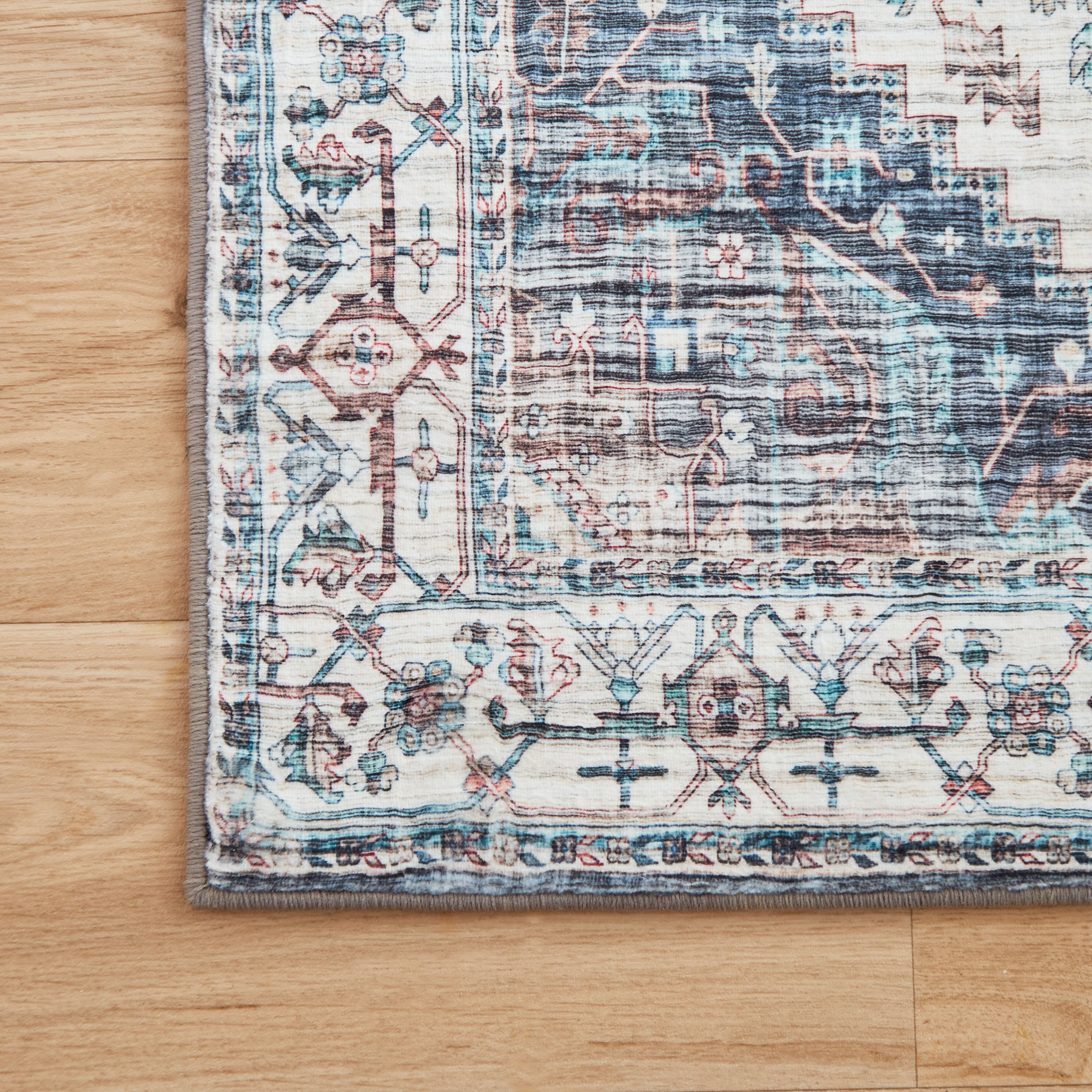 Miraj Ziya Velvet Rug - 80x230 cm-hbxdecorandfurnishings-floorcoverings-rugs-image-2
